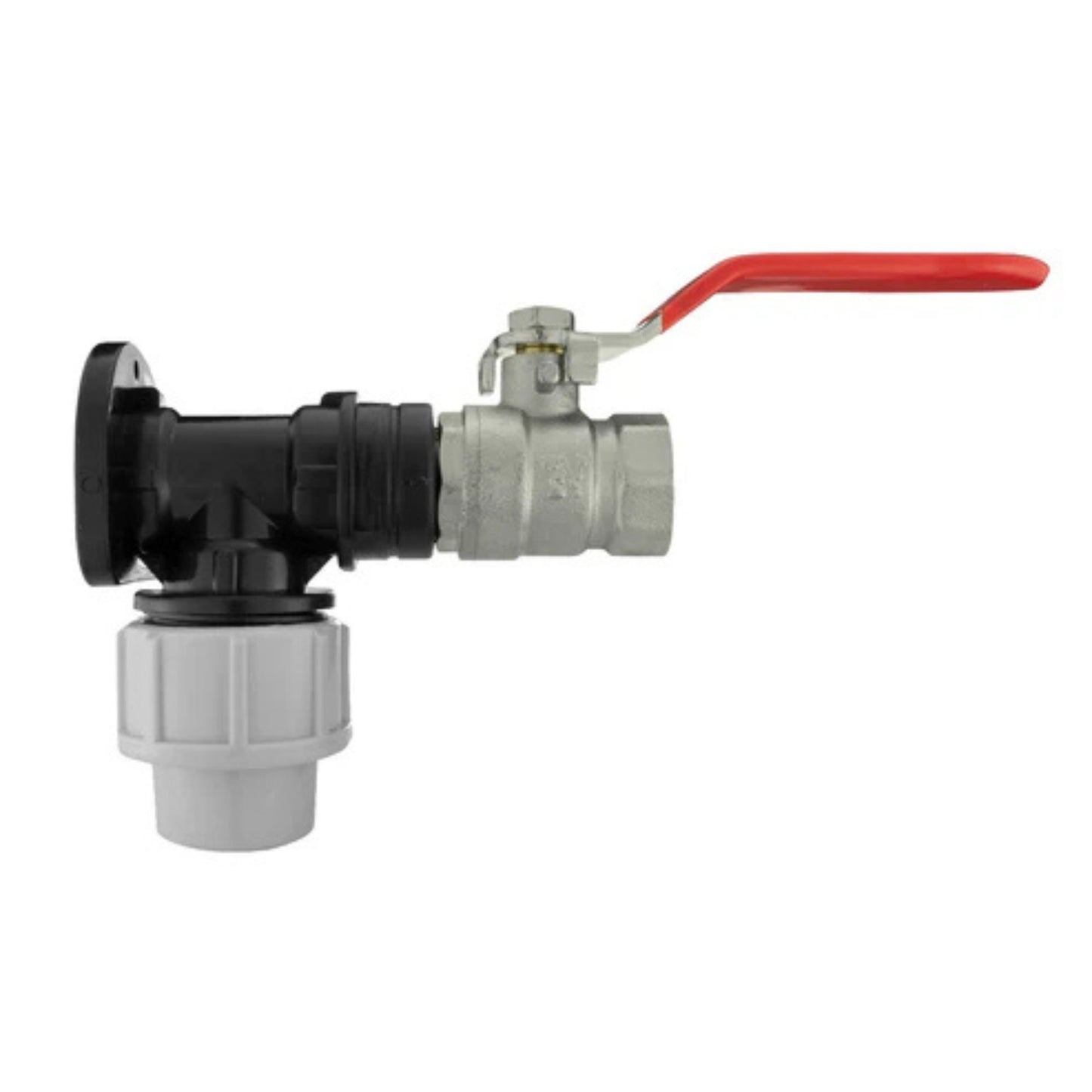 20mm & 25mm MDPE Wall Plate with Tap | Valve | Connector | Splitter Kits Fitting