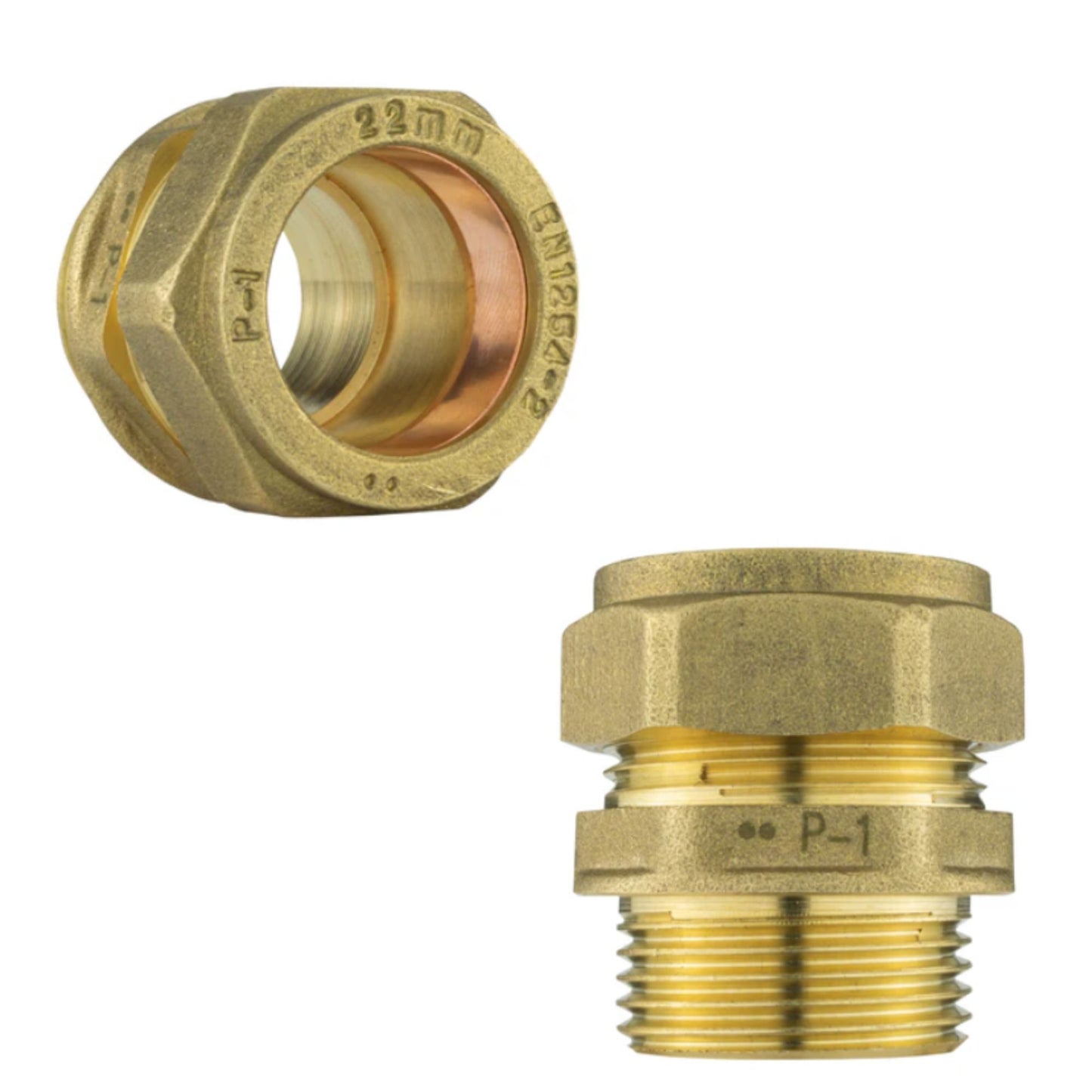 IBC 2” S60X6 Cap with Lever Valve and 22mm Brass Compression Straight and PTFE Tape – Durable Leak-Proof Plumbing Solution