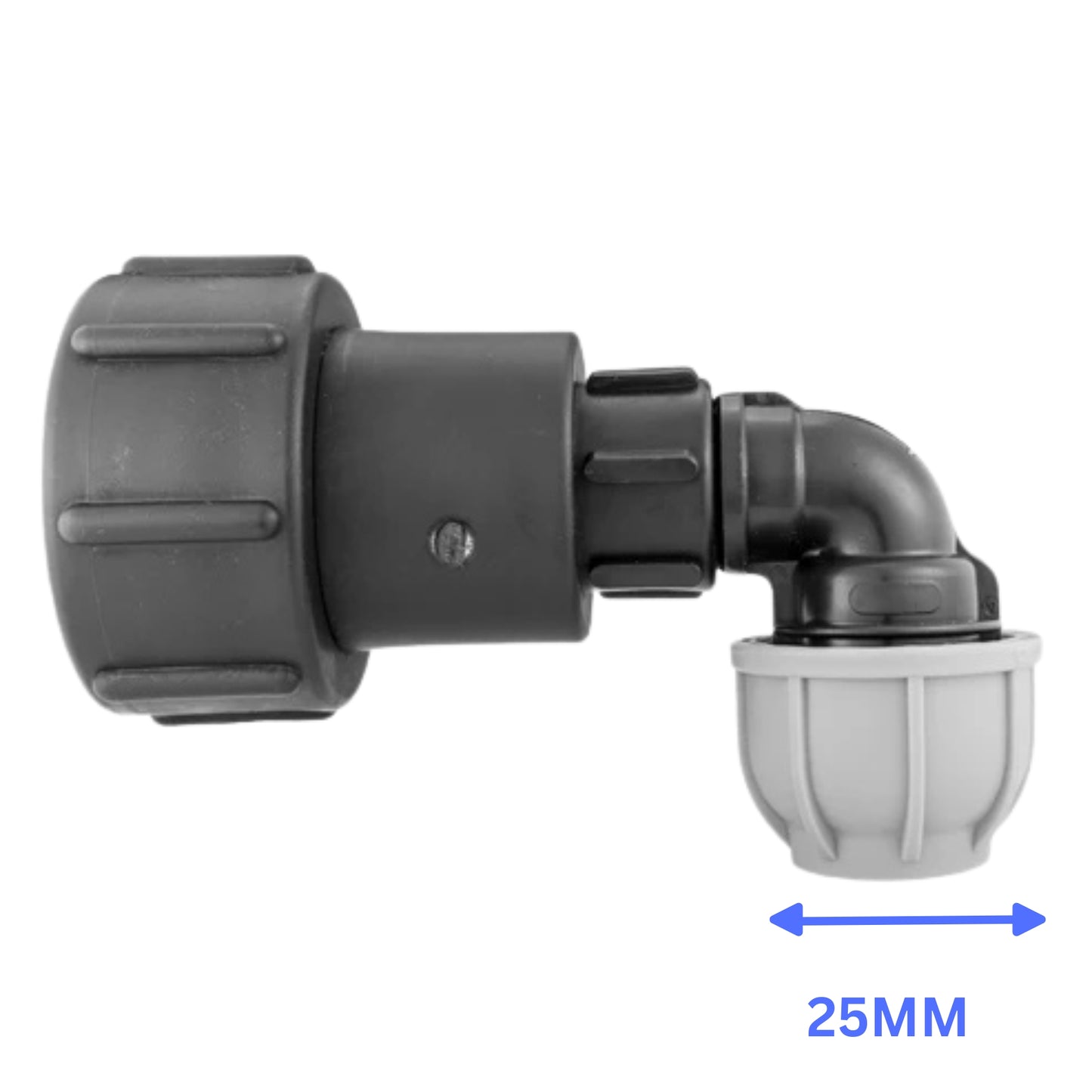IBC Tank Outlet Fitting S60x6 to MDPE20mm 25mm 32mm,Tee,Straight,Elbow Connector