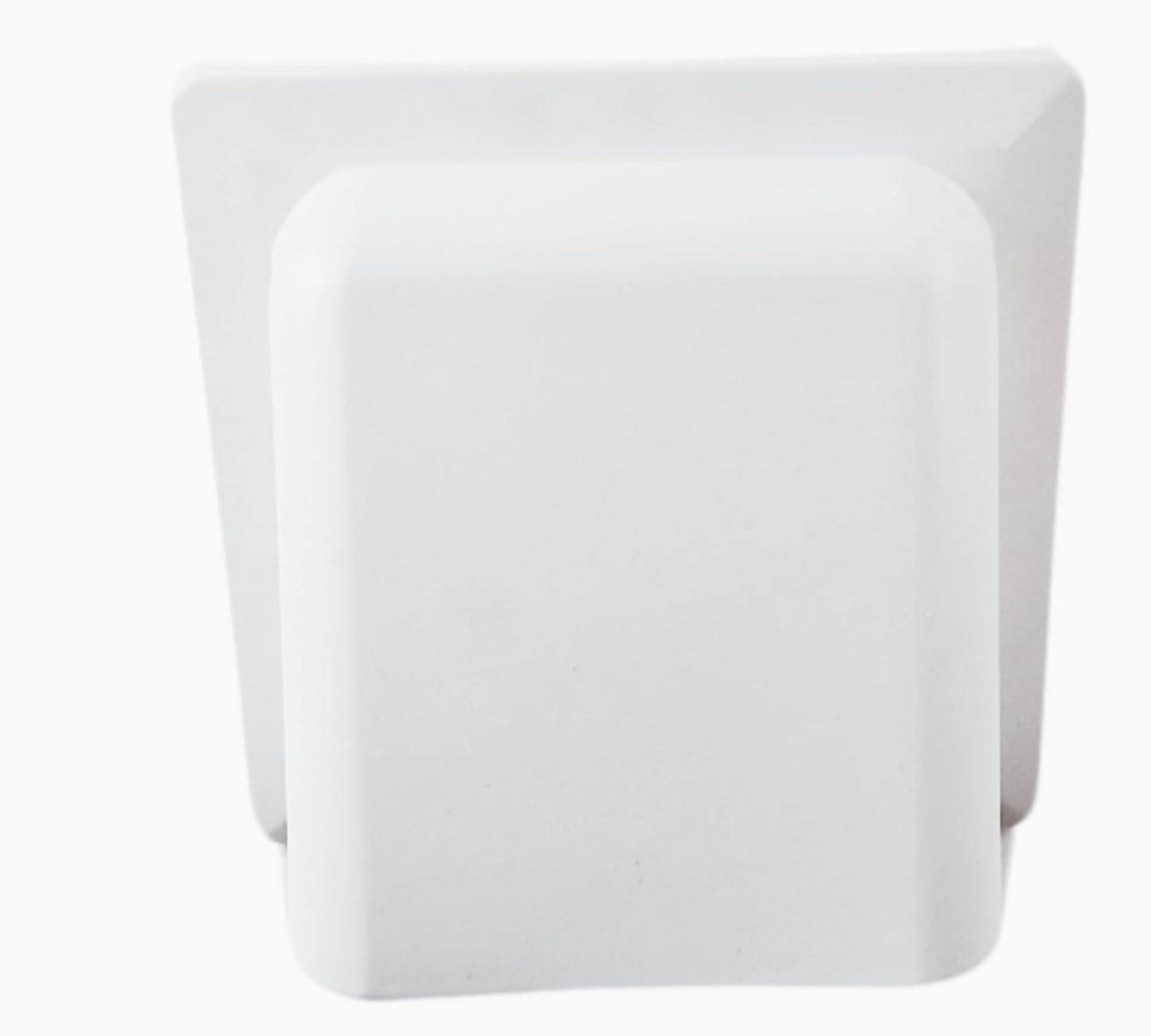 White External Vent Cover Kit - 100mm Hooded Cowl with Backdraft Shutter | Ventilation Grill for Extractor Fans, Tumble Dryers, and Walls