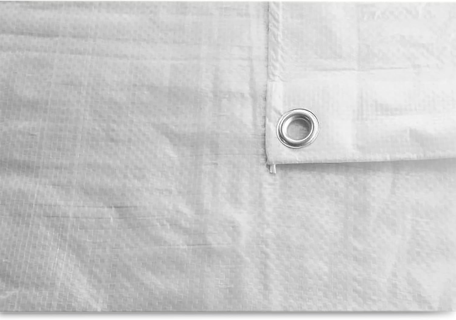 Heavy Duty White Tarpaulin – Durable, Waterproof & UV Resistant – Versatile Tarp Sheet for Outdoor, Garden, Camping – Large Groundsheet for Pergolas, Sheds, Weather Protection