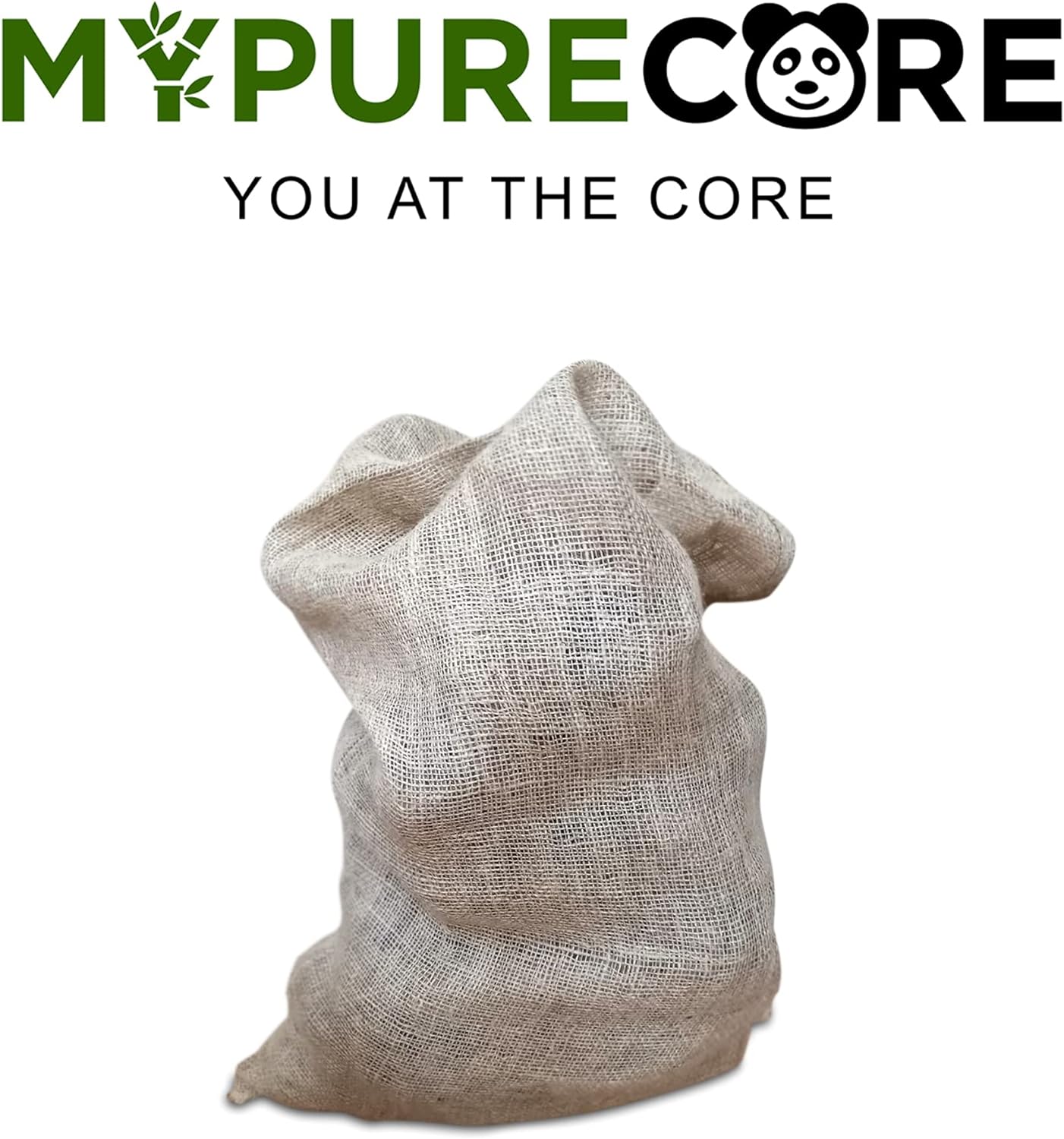 Natural Hessian Tearproof Jute Sacks Pack of 4 – Resistant and Anti-Tear Storage Bags – Large Bags – 50 x 85 cm / 25 kg Hessian Fabric – Suitable for Vegetable Storage – Bean Bag