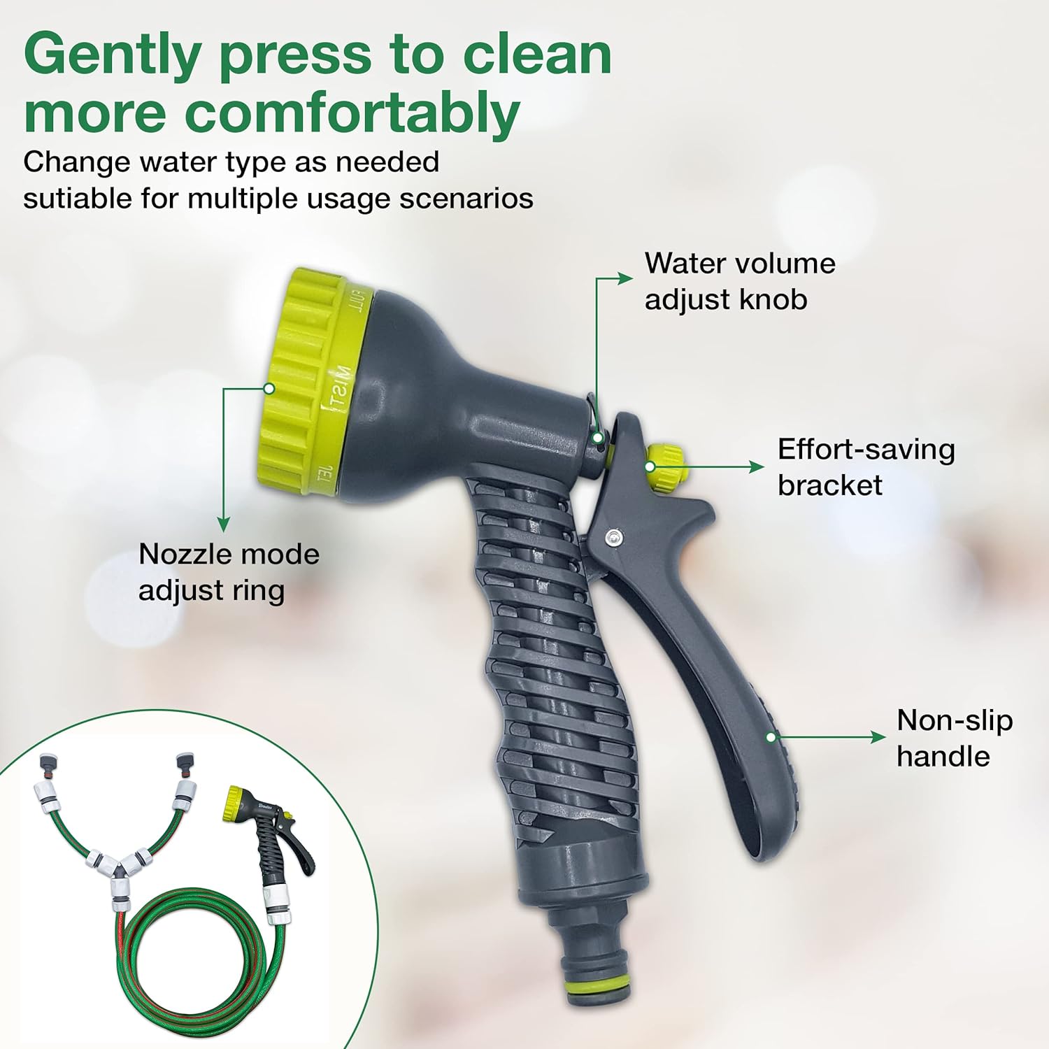 Dog Wash Shower Kit - Upgrade Your Pet Grooming Routine with Our Hot and Cold Premium Set - Perfect for Washing Dogs Outdoors, Dog Baths and Pet Care