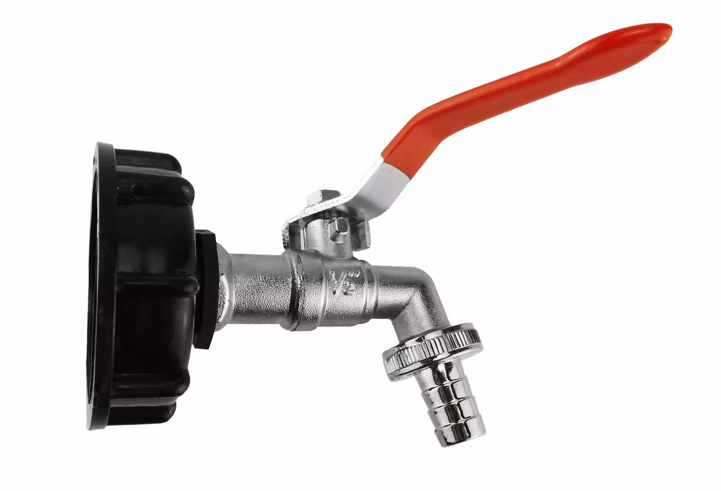 IBC S60X6 Cap with ¾” BSP Thread + Barb Lever Tap & PTFE Tape | Leak-Proof