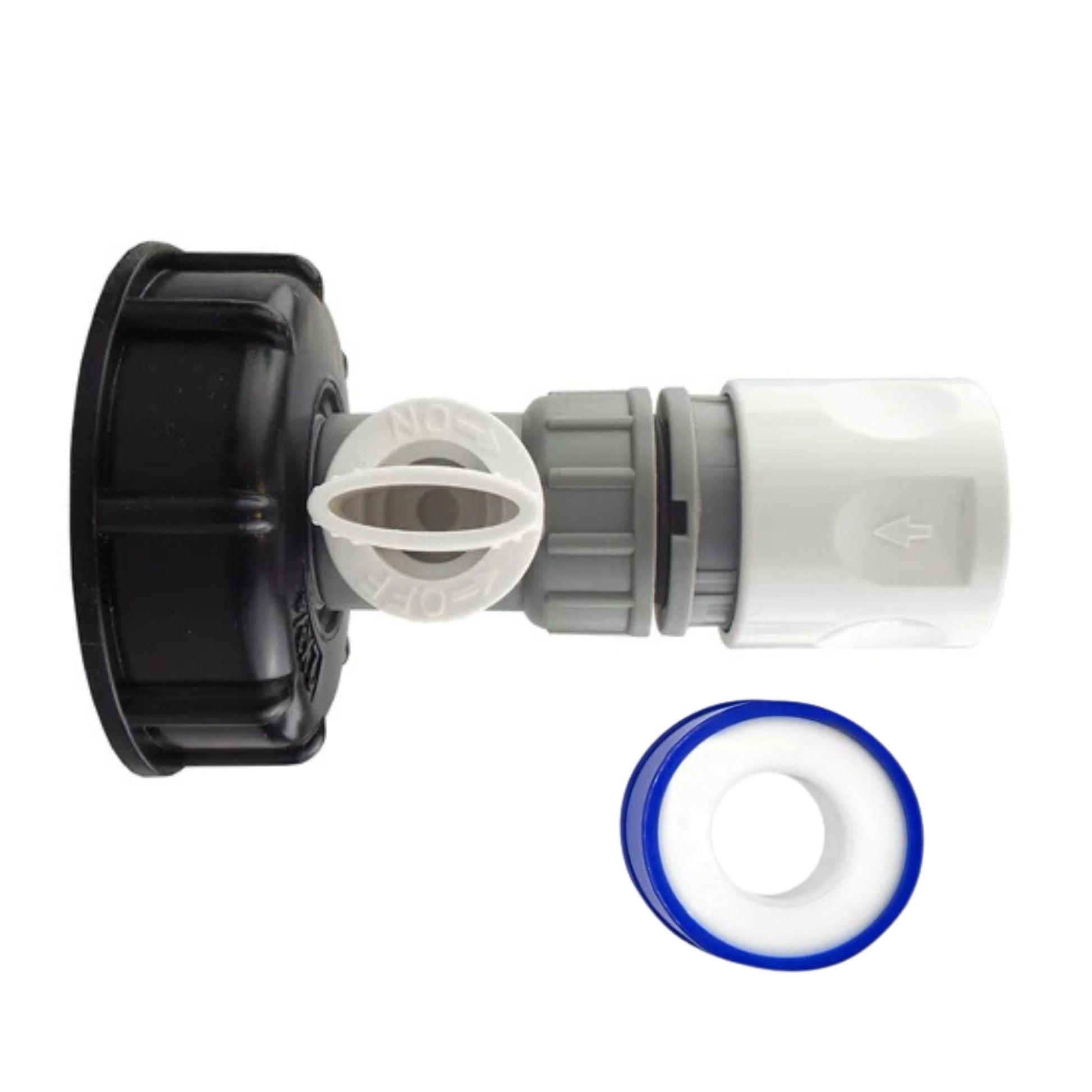 IBC tank accessories leakproof IBC cap flow control adapter gardening hose connector