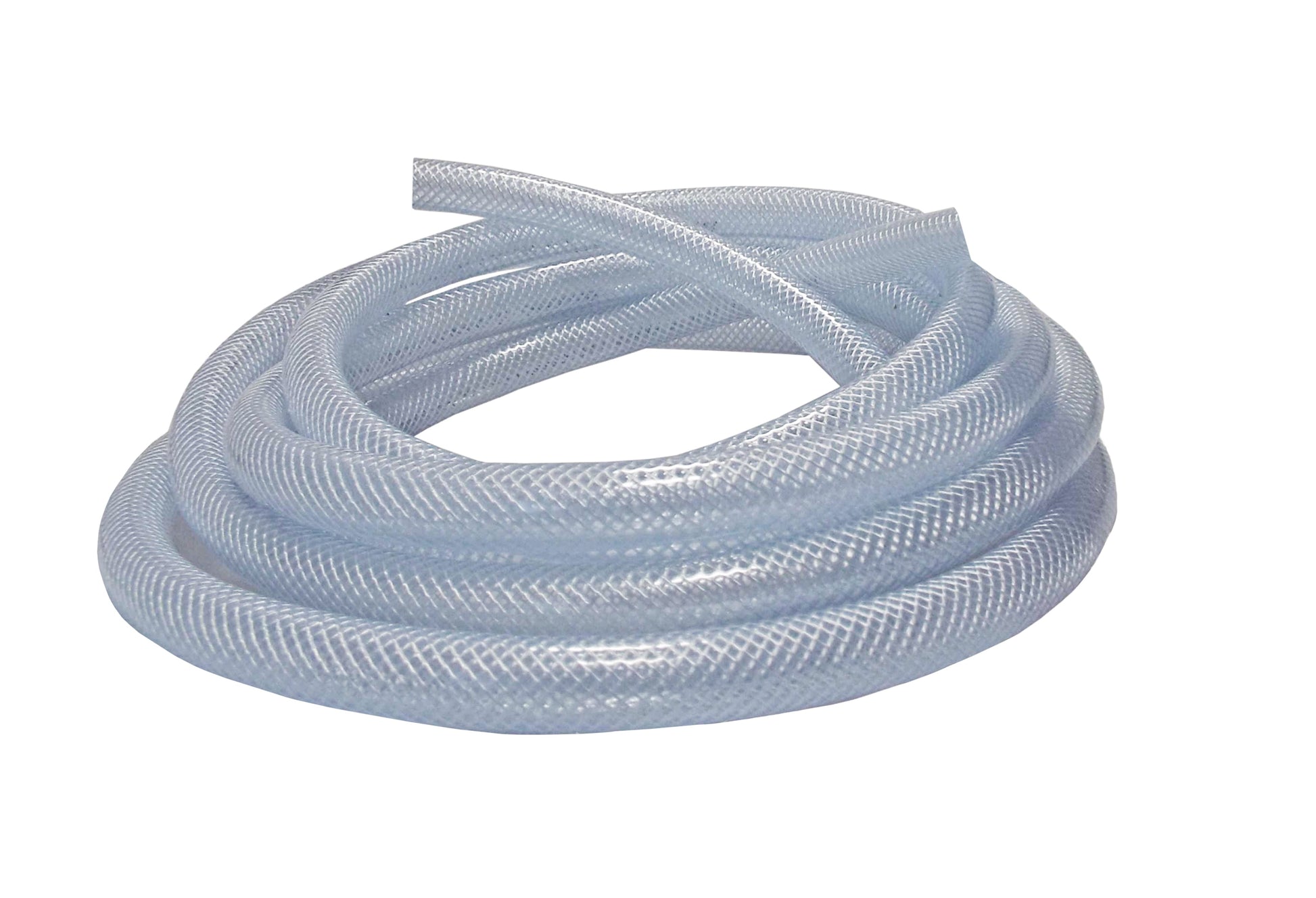 25mm Clear Braided PVC Hose Pipe - Food Grade, High Pressure, -20°C to +60°C