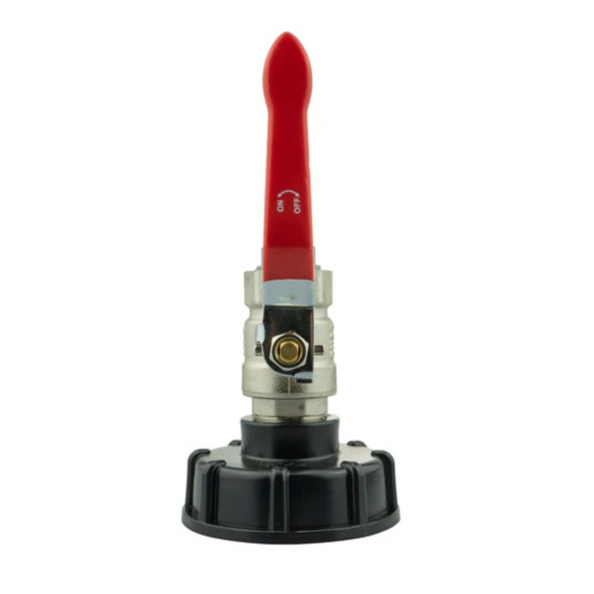 IBC Tank Cap Kit 2” S60X6 with Lever Valve, Male Quick Connector | Durable Leak-Proof Solution for Liquid Control + PTFE Tape