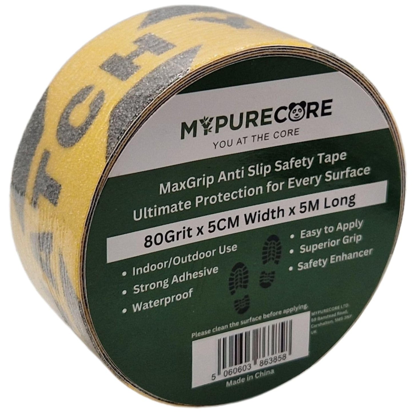 Anti Slip Tape for Stairs 5m x 5cm Heavy Duty Grip for Indoor Outdoor Use