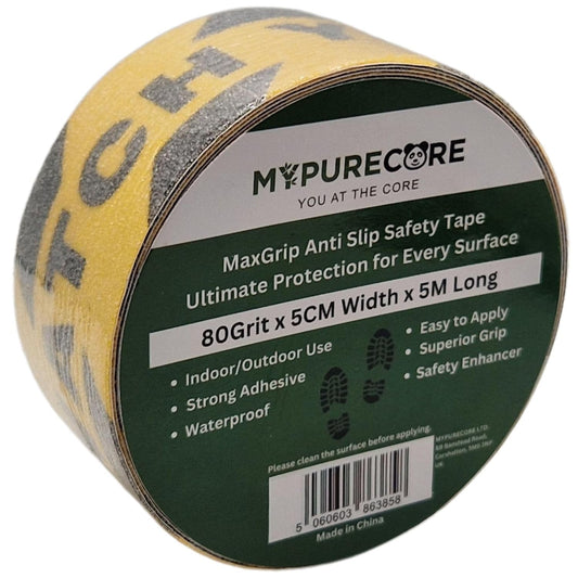 Anti Slip Tape for Stairs 5m x 5cm Heavy Duty Grip for Indoor Outdoor Use