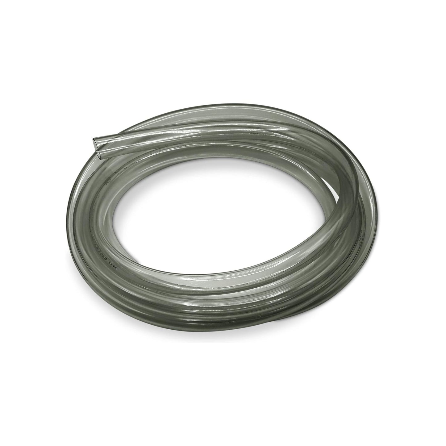 Flexible Hose Pipe 16mm Inside Diameter 20mm Outside Diameter – 4 Metres Grey PVC Food Grade Clear Plastic Tube for Fish Food, Engineering, Food Industry – Multipurpose PVC Pipe