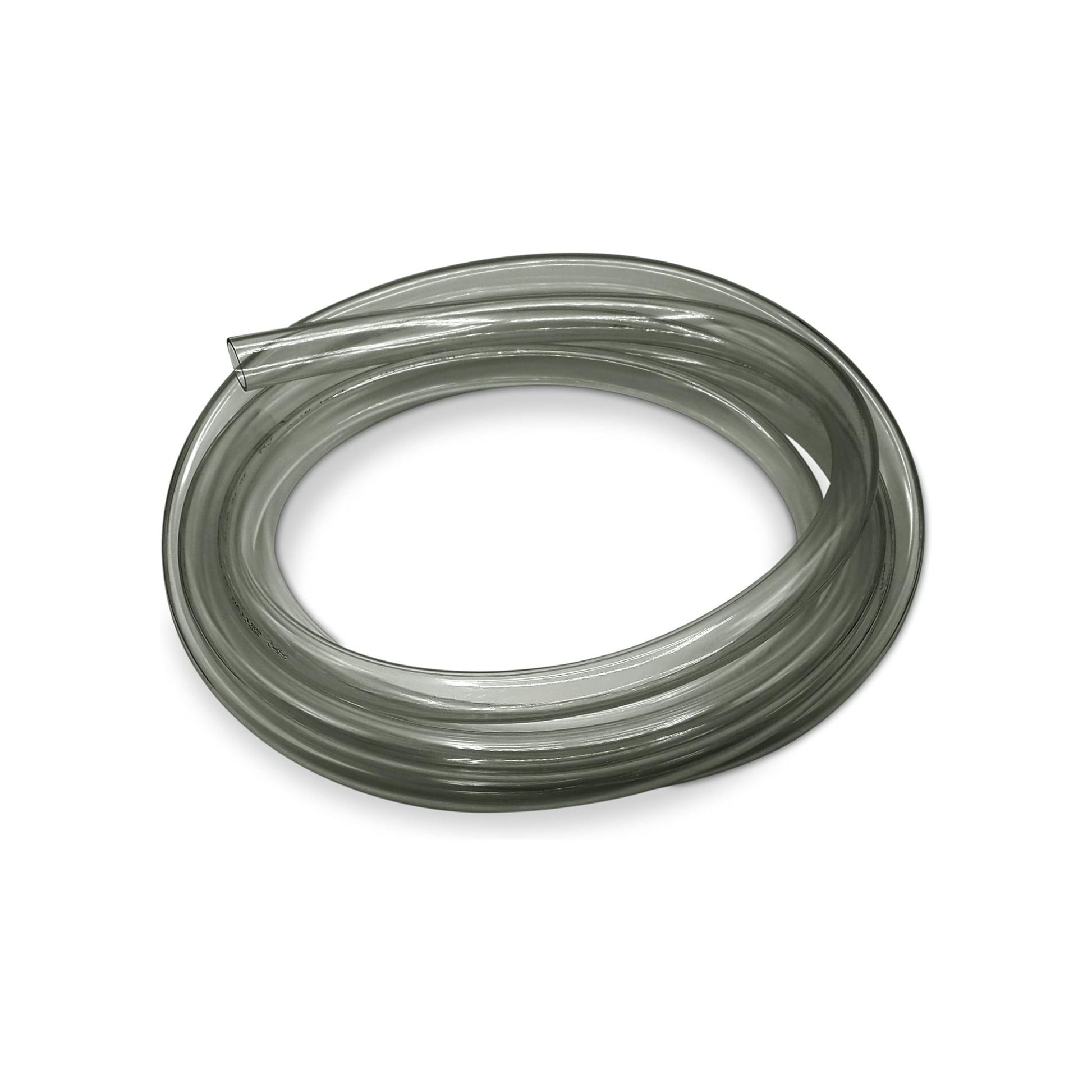Flexible Hose Pipe 16mm Inside Diameter 20mm Outside Diameter – 4 Metres Grey PVC Food Grade Clear Plastic Tube for Fish Food, Engineering, Food Industry – Multipurpose PVC Pipe
