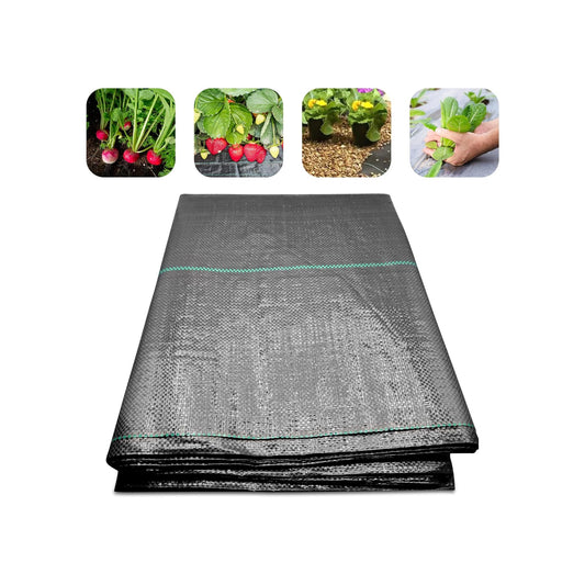Heavy Duty Weed Control Membrane Fabric - Ground Cover for Landscaping, Driveways, Patios, Flower Beds - Ideal for Garden, Artificial Grass, Gravel Underlay, Planters