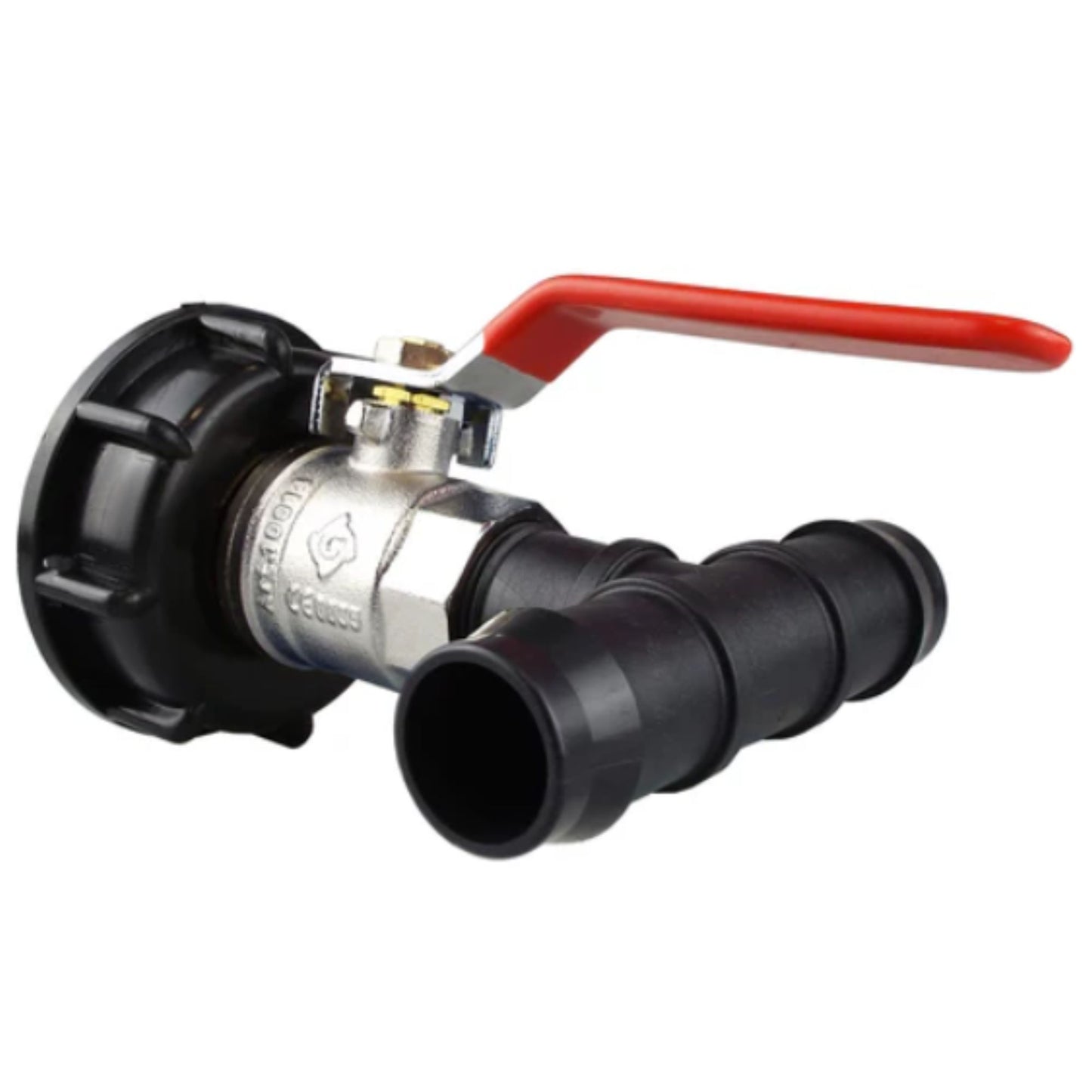 IBC 2” S60X6 Cap with Lever Valve and 25mm Barbed Tee and PTFE Tape – Durable Leak-Proof Plumbing Solution