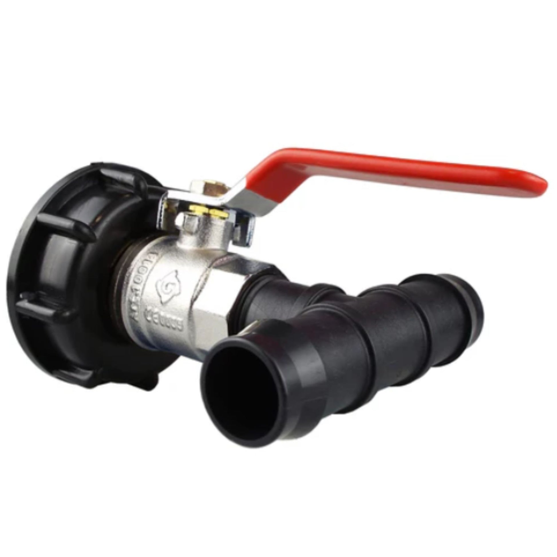 IBC 2” S60X6 Cap with Lever Valve & 19mm Barbed Tee and PTFE Tape – Durable Leak-Proof Plumbing Solution