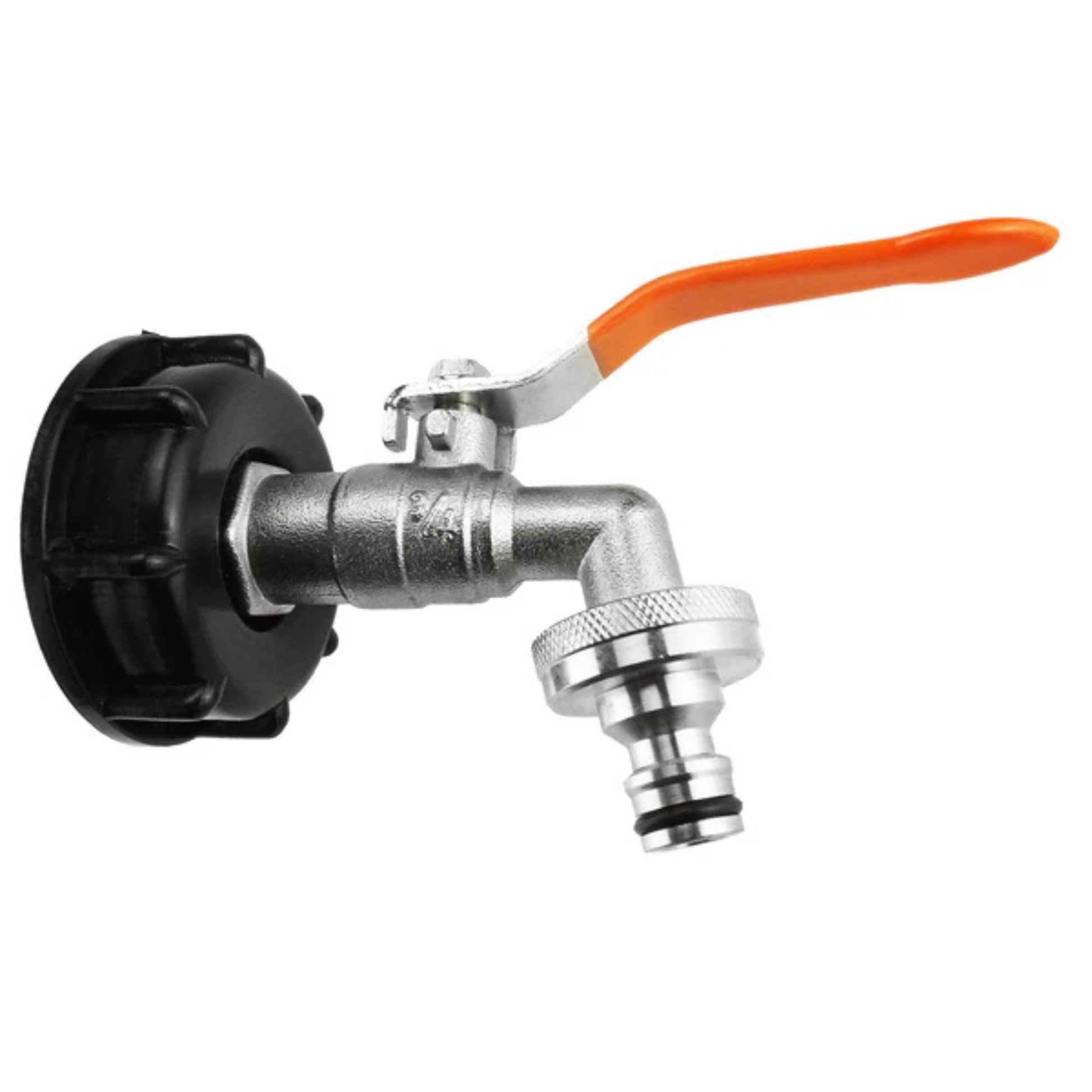IBC Tank Adapter S60x6 Coarse Thread Outlet + Quick Connect Tap Fittings | Garden Hose Compatible