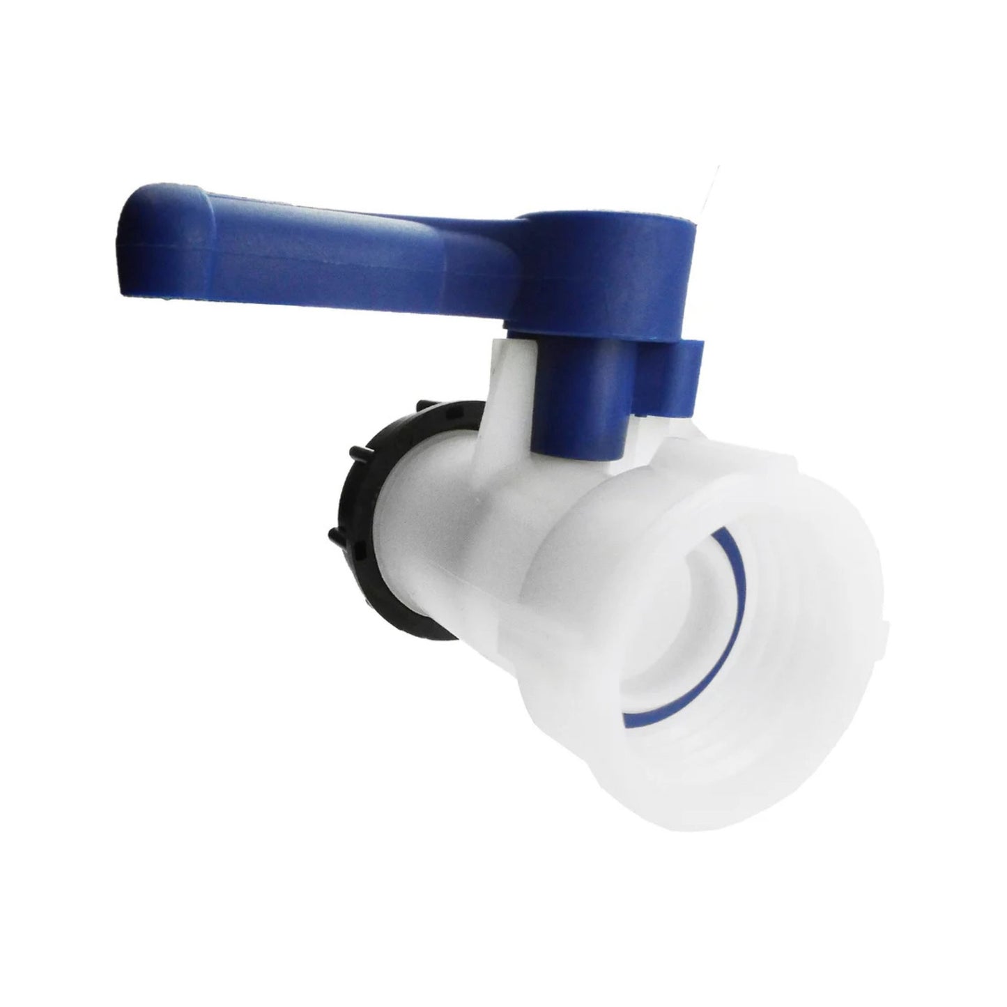 IBC 2" S60X6 Thread Valve with Solid Cap + PTFE Tape | Leak-Proof Liquid Control