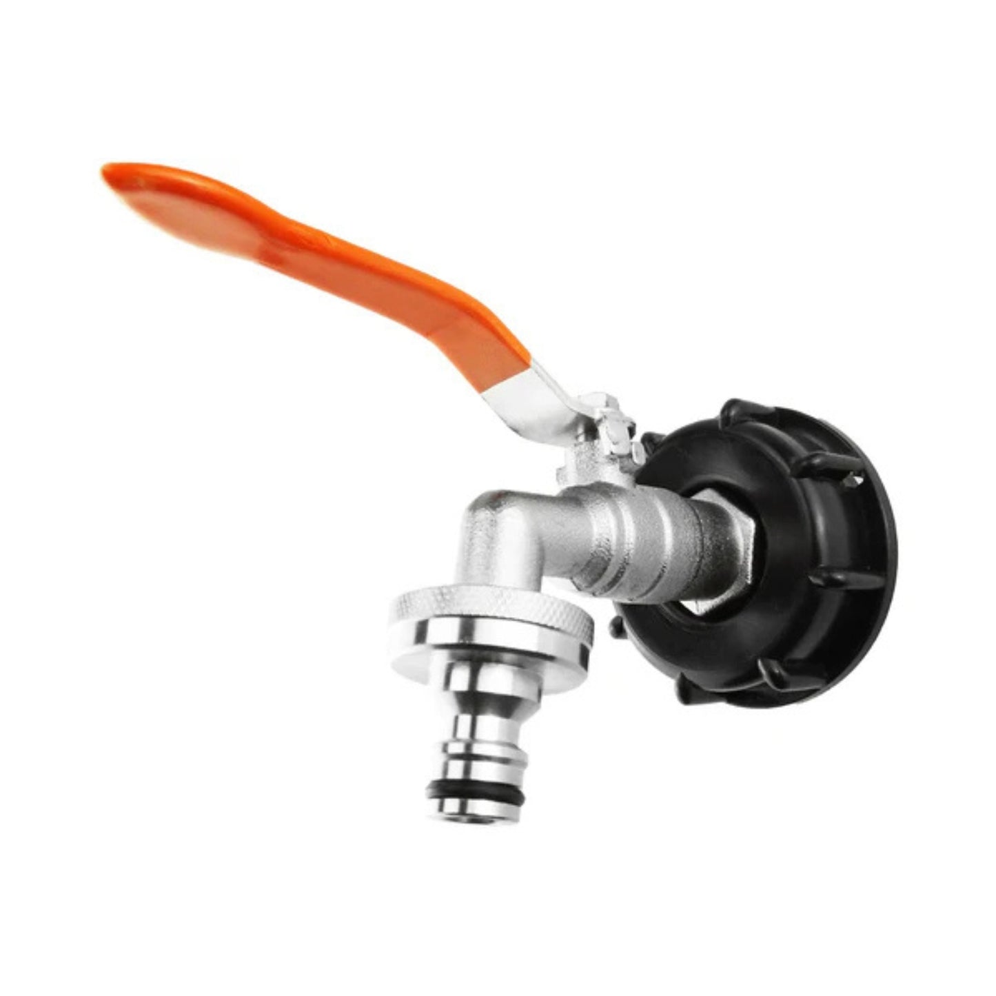 IBC S60X6 2" Cap with ¾” Quick Connect Lever Tap + PTFE Tape | Leak-Proof Garden Fittings