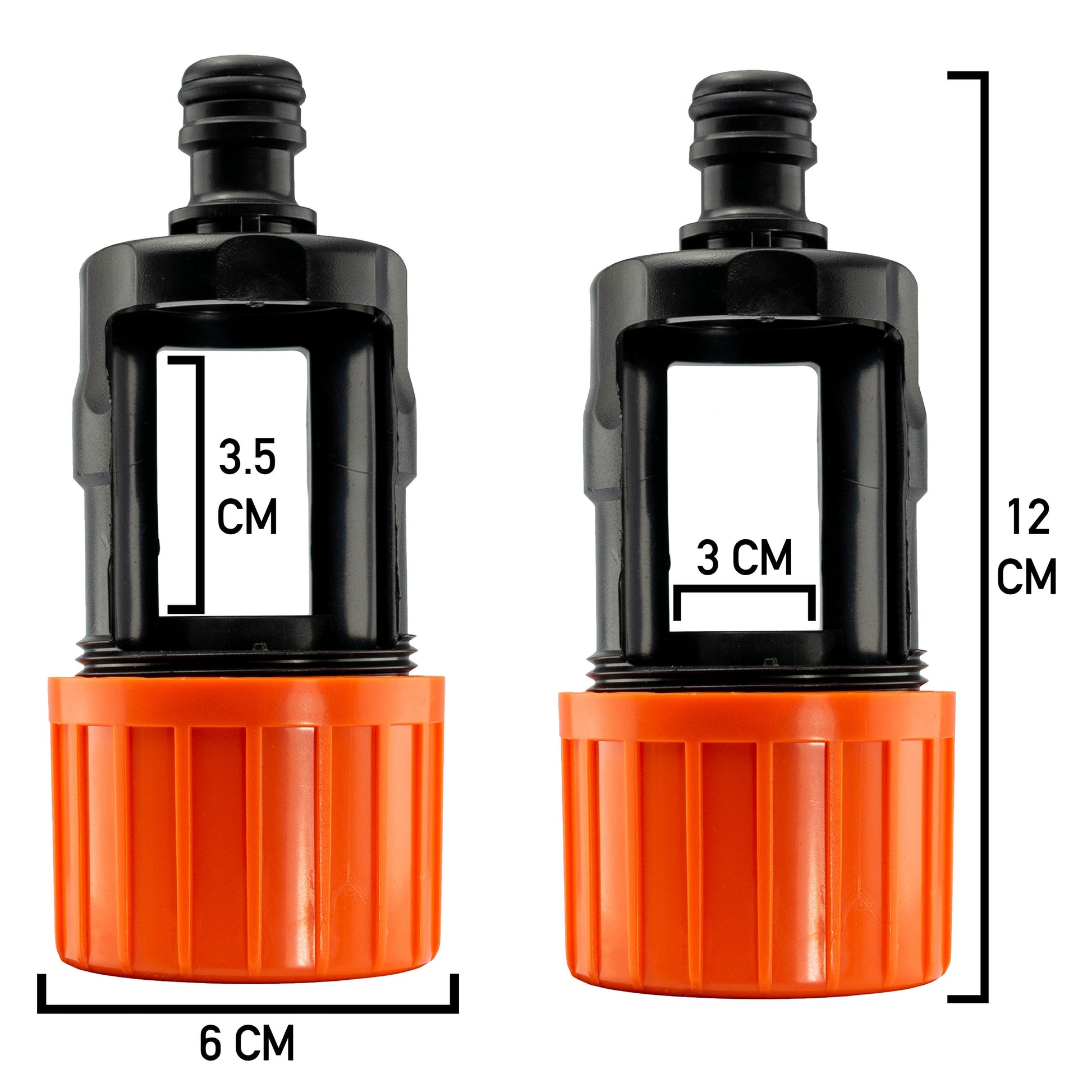 Universal Screw-Fit Kitchen Tap Connector for Mixer/Single Tap w/ Click-Lock