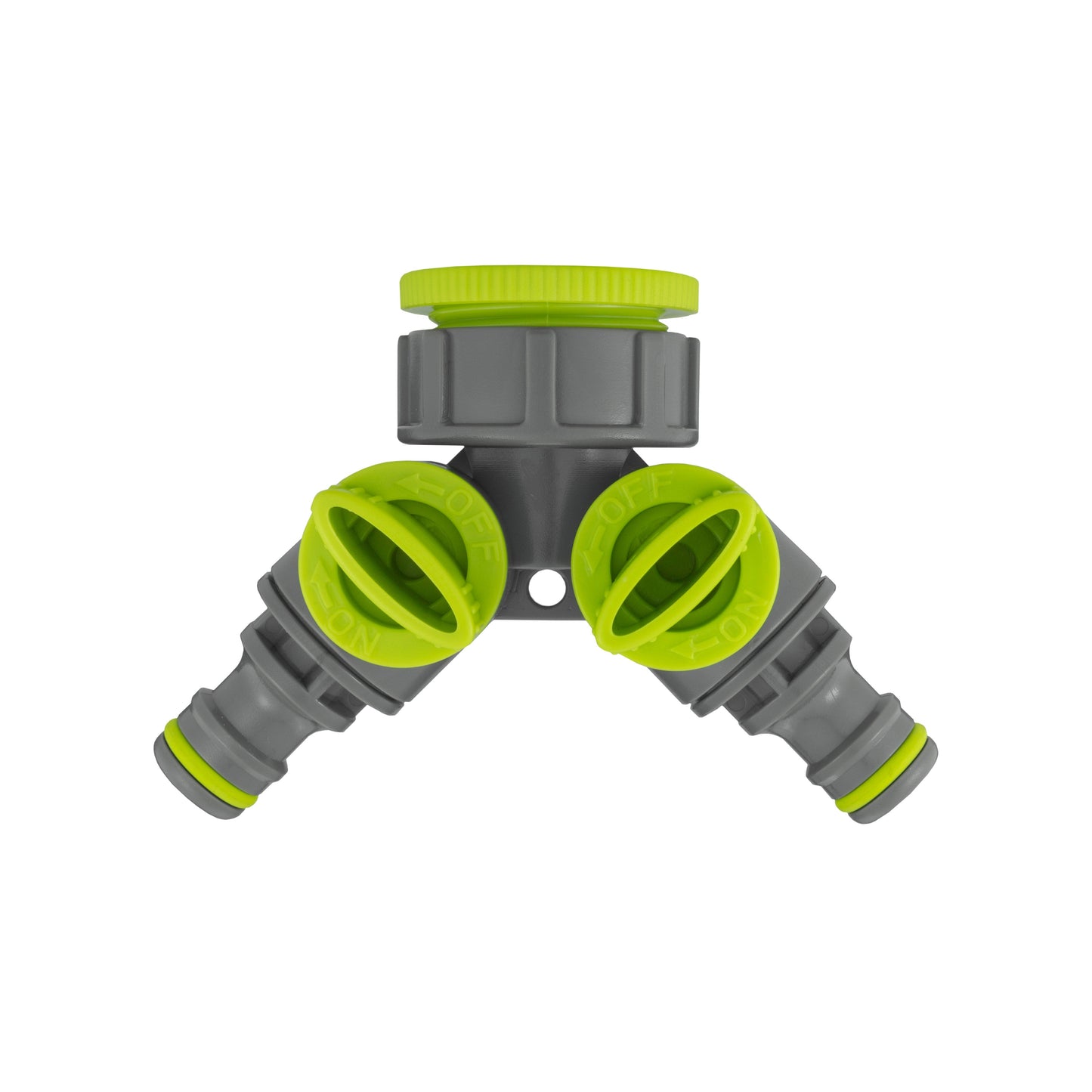 Brass Bib Tap Wall Flange Kit with 25mm MDPE Pipe 2-Way Splitter and Connectors