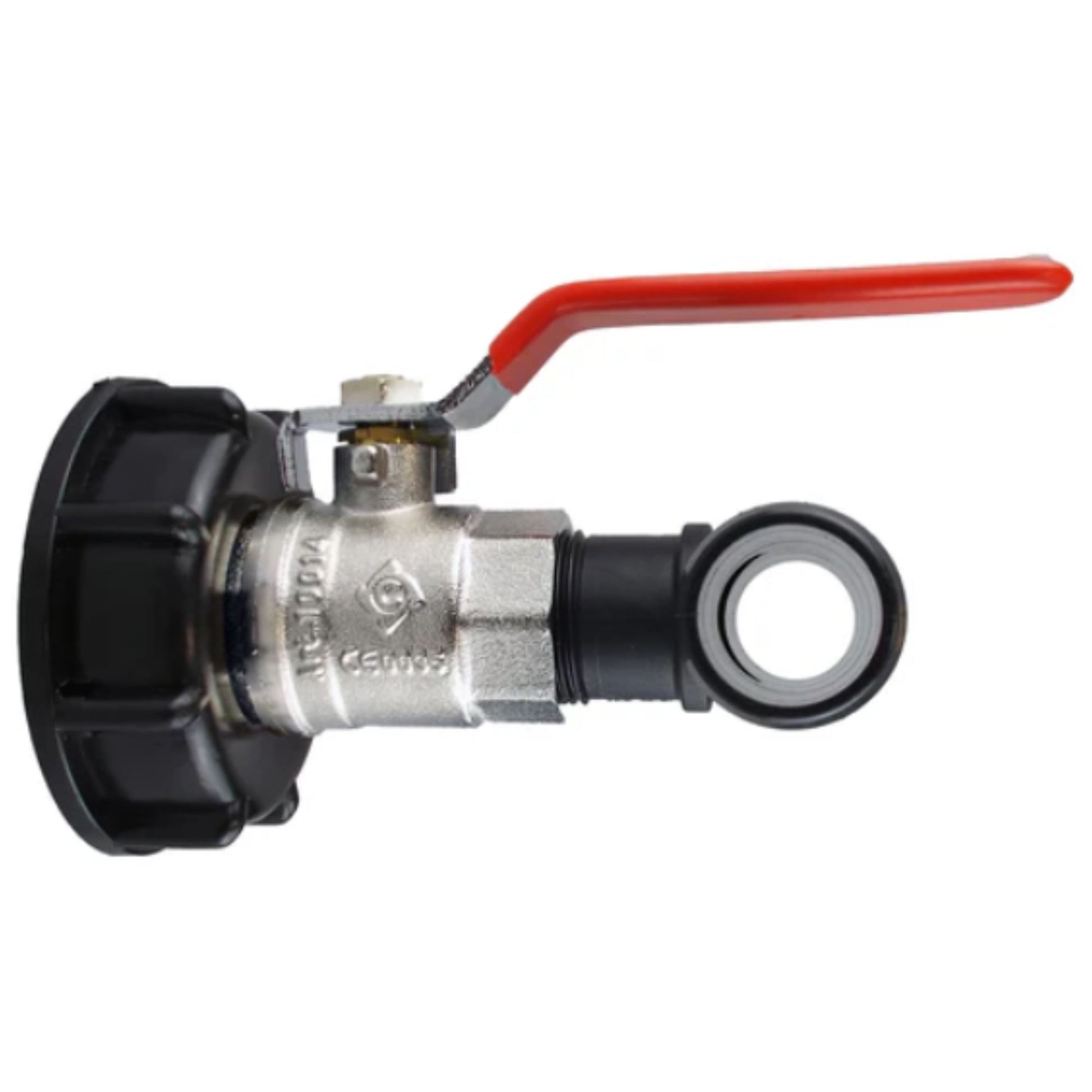 IBC 2” S60X6 Cap with Lever Valve & 19mm Barbed Tee and PTFE Tape – Durable Leak-Proof Plumbing Solution