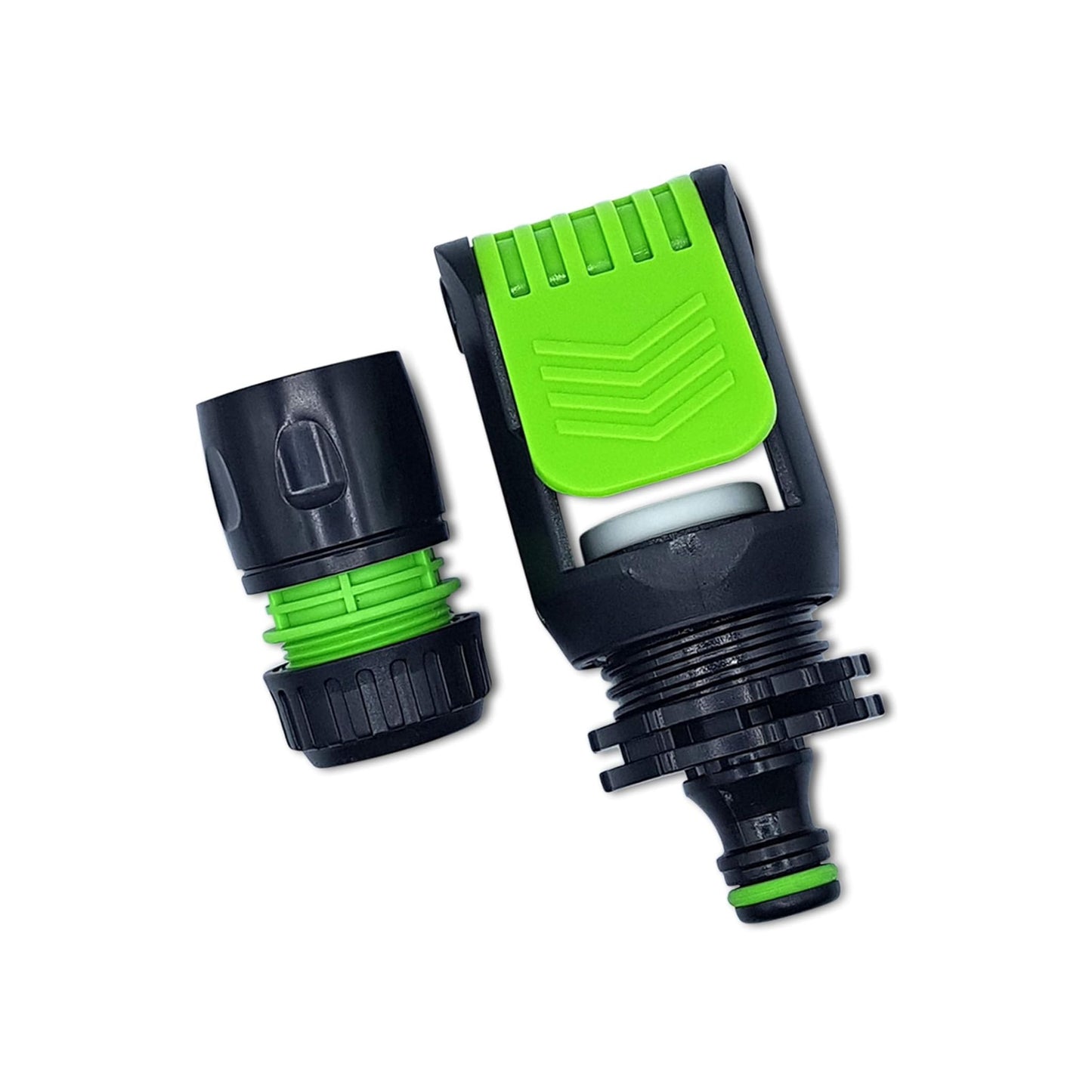 Universal Tap Connector Adapter Mixer Indoor and Outdoor | Adjustable and Click-Lock | Includes Bonus Female Connector for 1/2" or 5/8" Hose