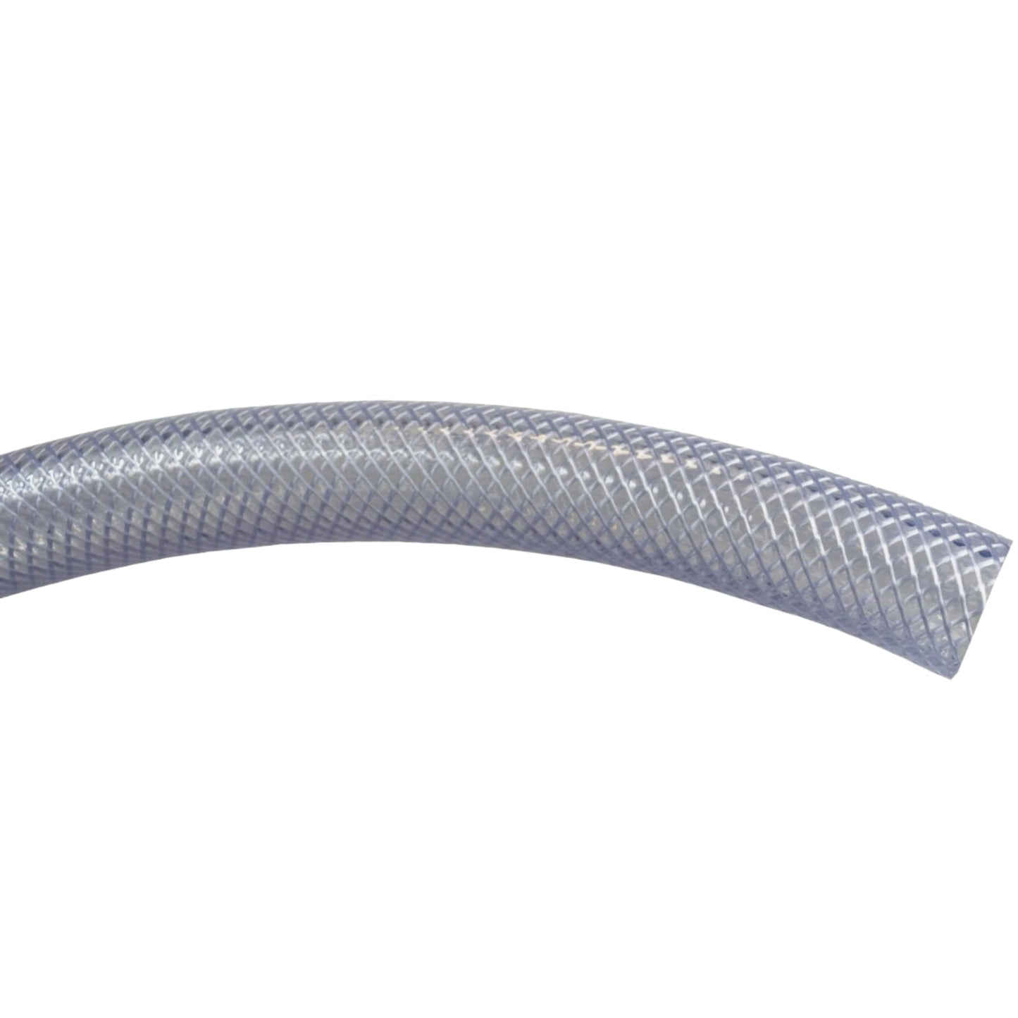 Clear Reinforced PVC Hose Pipe 12.5mm with 2 Quick Connectors – Durable 4-Layer Food Safe Garden Water Hose for Liquids, Aquariums, Ponds & Irrigation