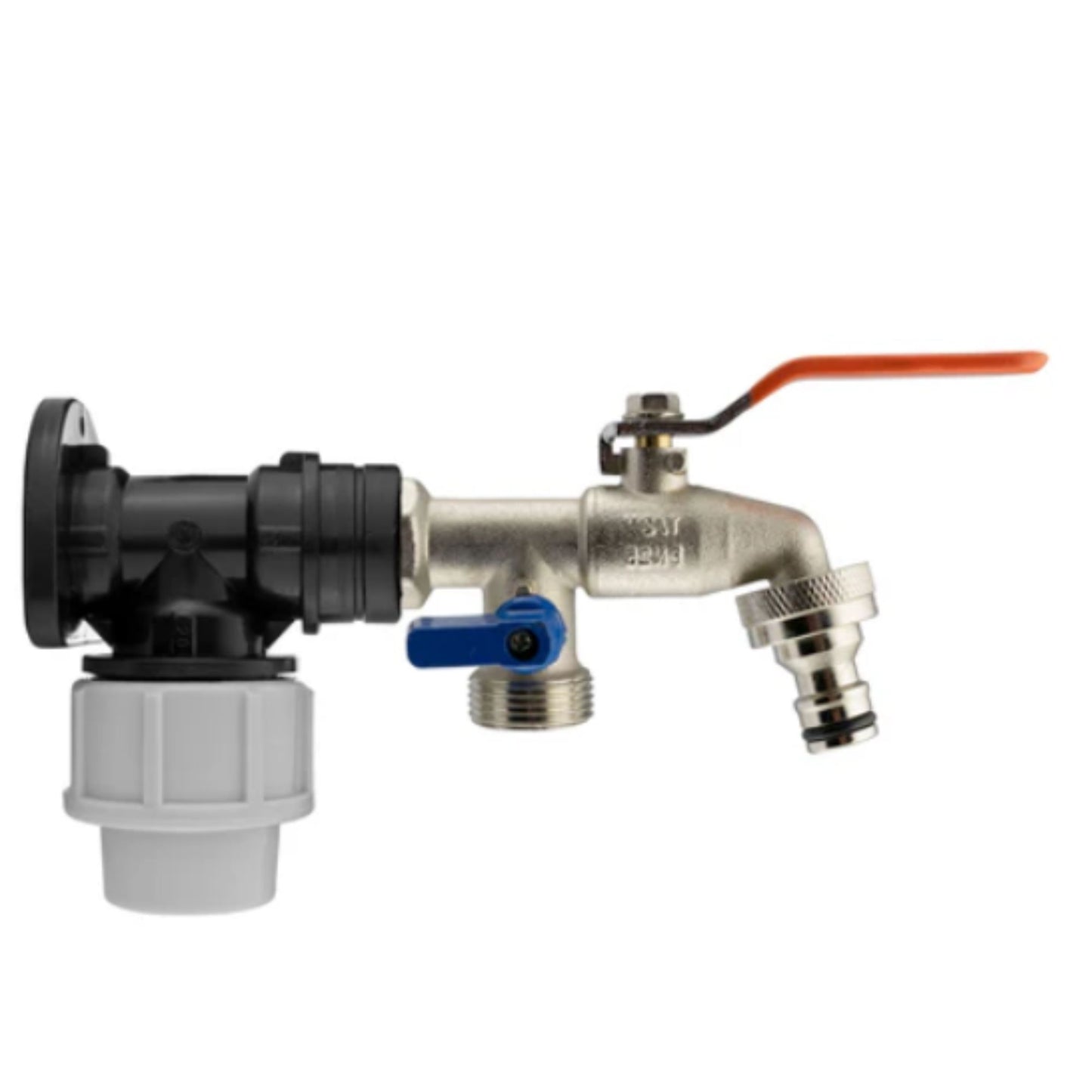 20mm & 25mm MDPE Wall Plate with Tap | Valve | Connector | Splitter Kits Fitting
