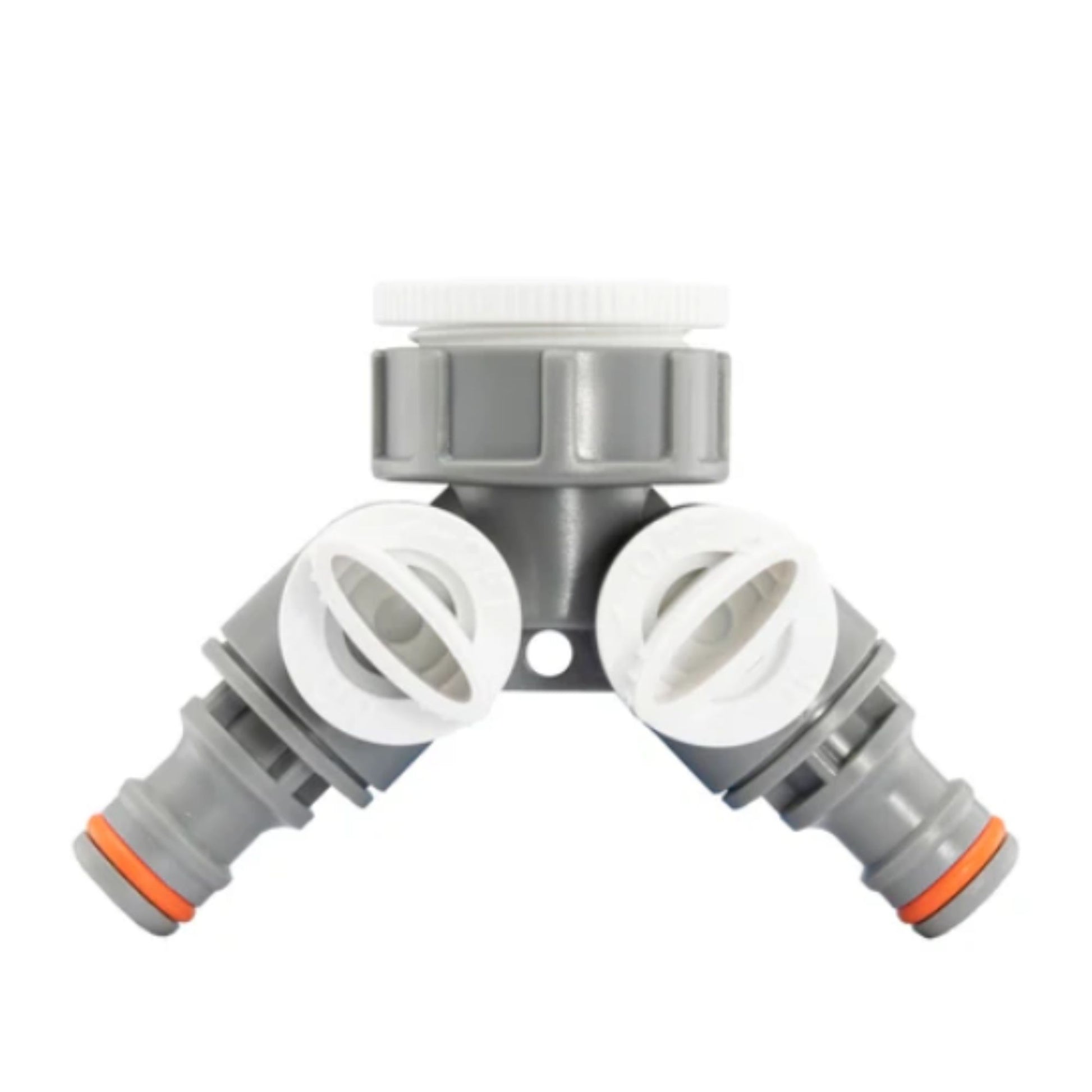 IBC 2” S60X6 Cap with Lever Valve and Two-Way Splitter and PTFE Tape – Durable Leak-Proof Plumbing Solution
