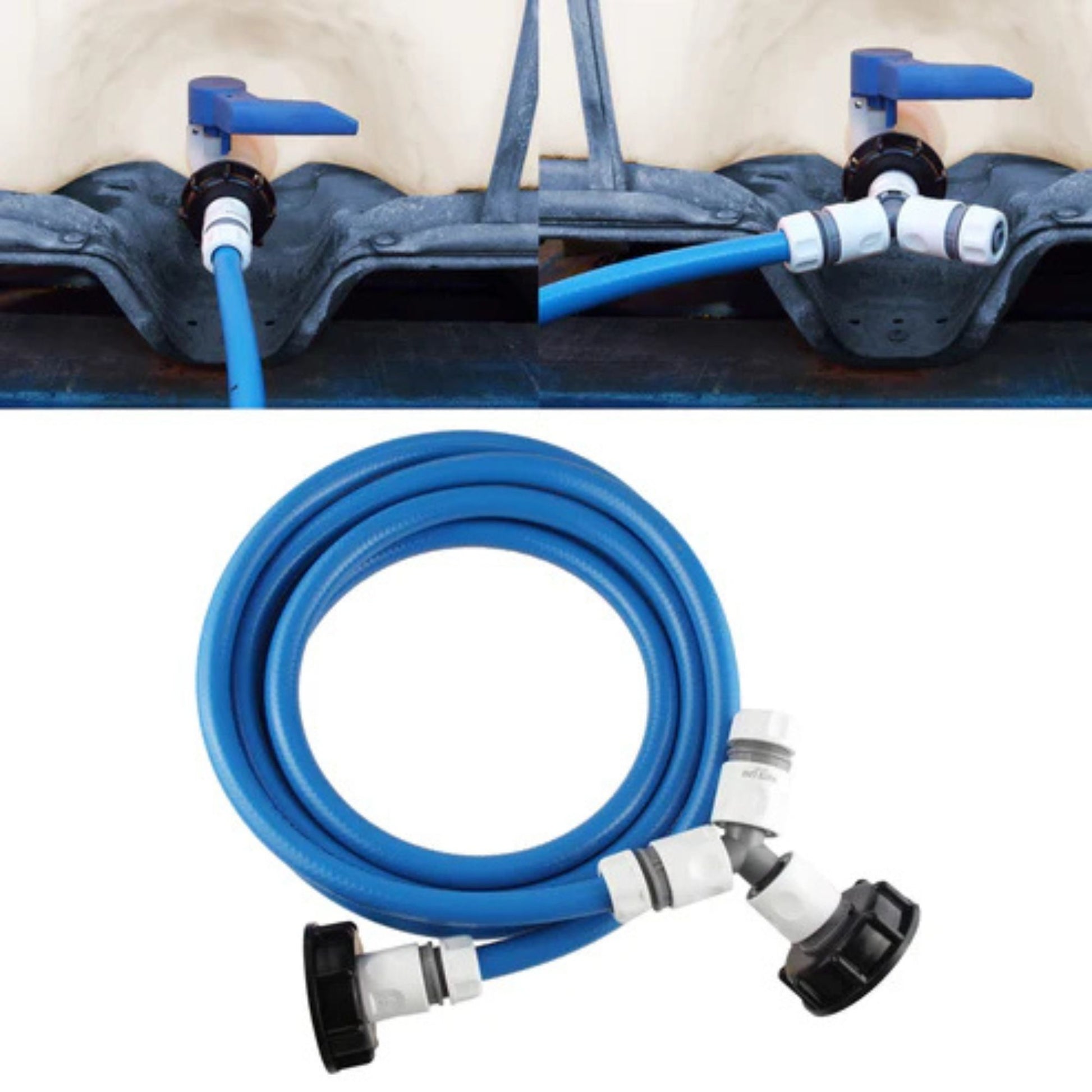 IBC Tank Joiner Kit – S60X6 Coarse Thread Connector with Hose & Fittings