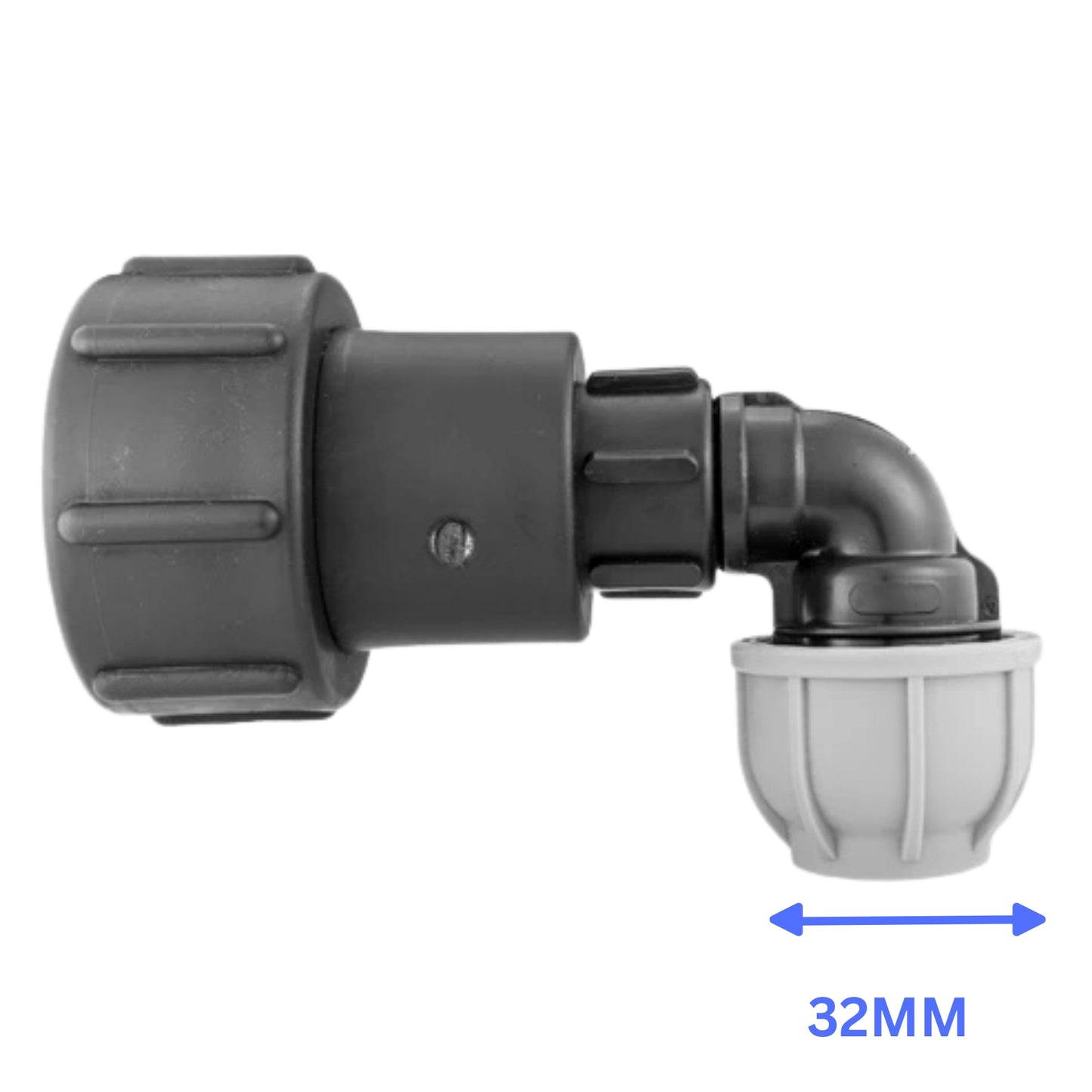 IBC Tank Outlet Fitting S60x6 to MDPE20mm 25mm 32mm,Tee,Straight,Elbow Connector