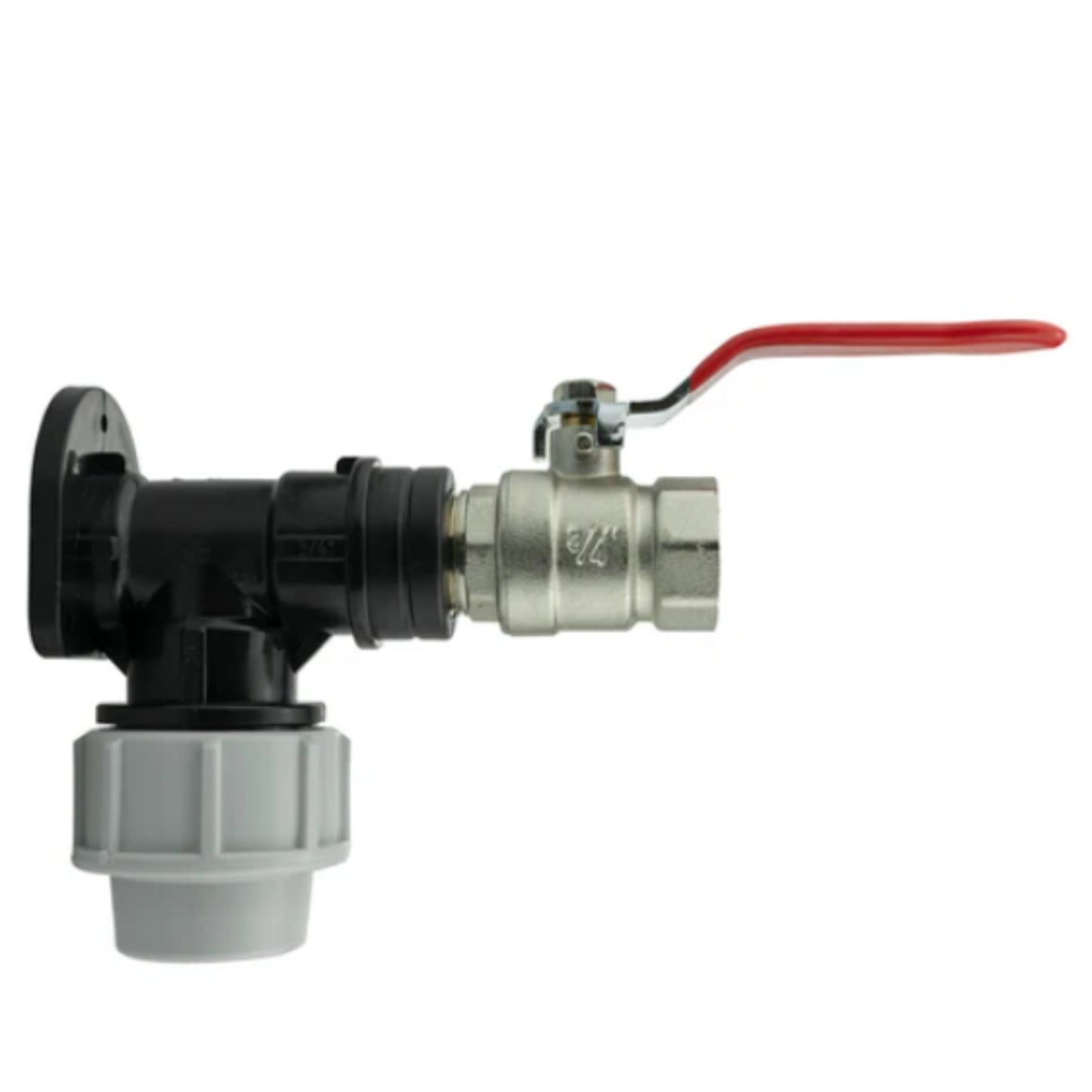 20mm & 25mm MDPE Wall Plate with Tap | Valve | Connector | Splitter Kits Fitting