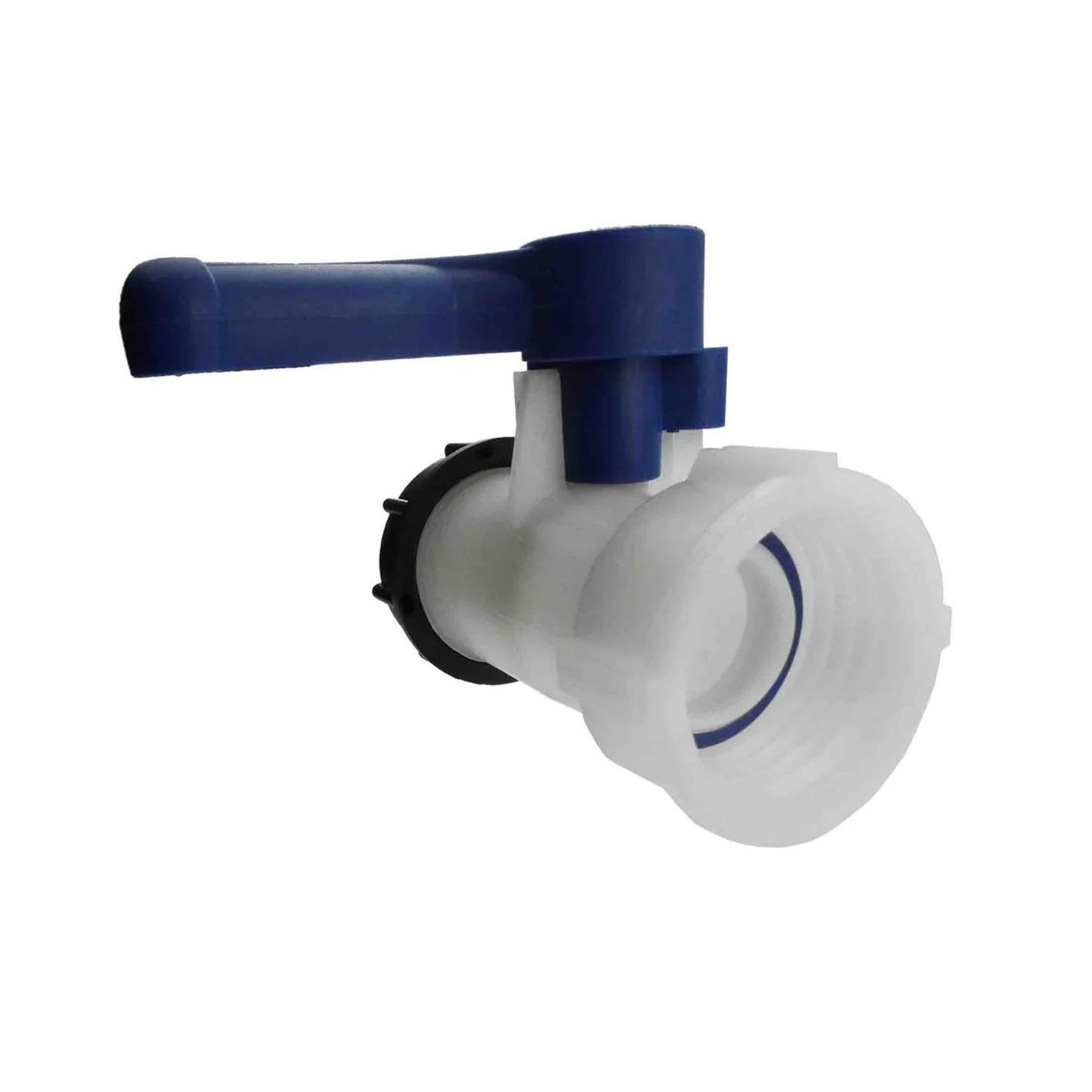 IBC 2" S60X6 Thread Valve with Solid Cap + PTFE Tape | Leak-Proof Liquid Control