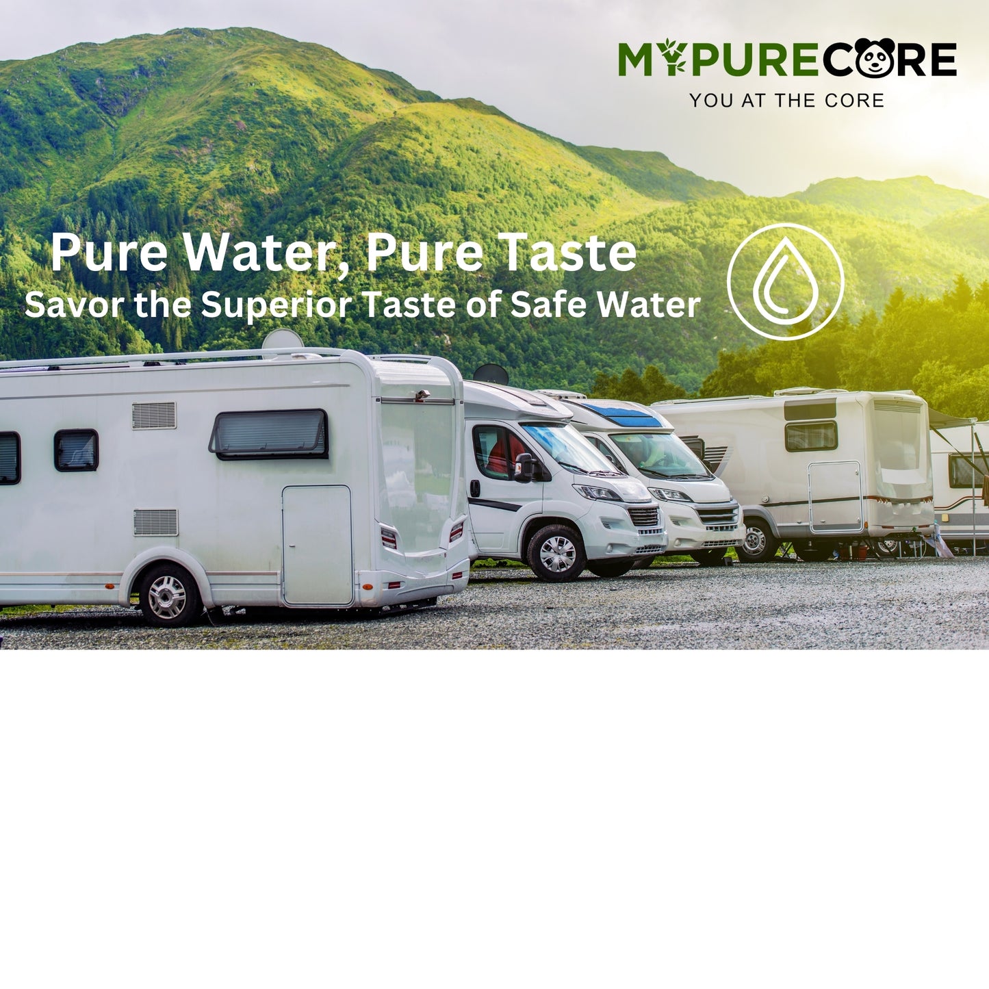 Premium 3-Layer Food Grade Water Hose Pipe | 10m, 1/2" | Includes Faucet, Double Male & Click-Lock Connectors | Motorhome, Caravan & Campervan Accessories | Campers & Motorhome Gadgets
