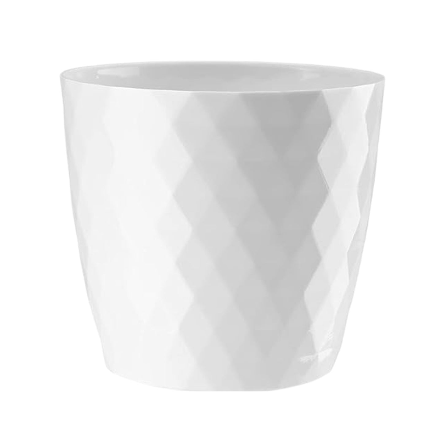 Plant Pots 12cm–30cm – Durable Indoor & Outdoor Plastic Planters with Glossy Finish – Modern Decorative Flower Pots for Houseplants, Herbs, and Home Décor