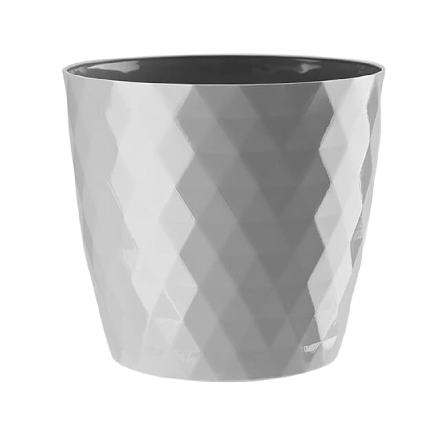 Plant Pots 12cm–30cm – Durable Indoor & Outdoor Plastic Planters with Glossy Finish – Modern Decorative Flower Pots for Houseplants, Herbs, and Home Décor