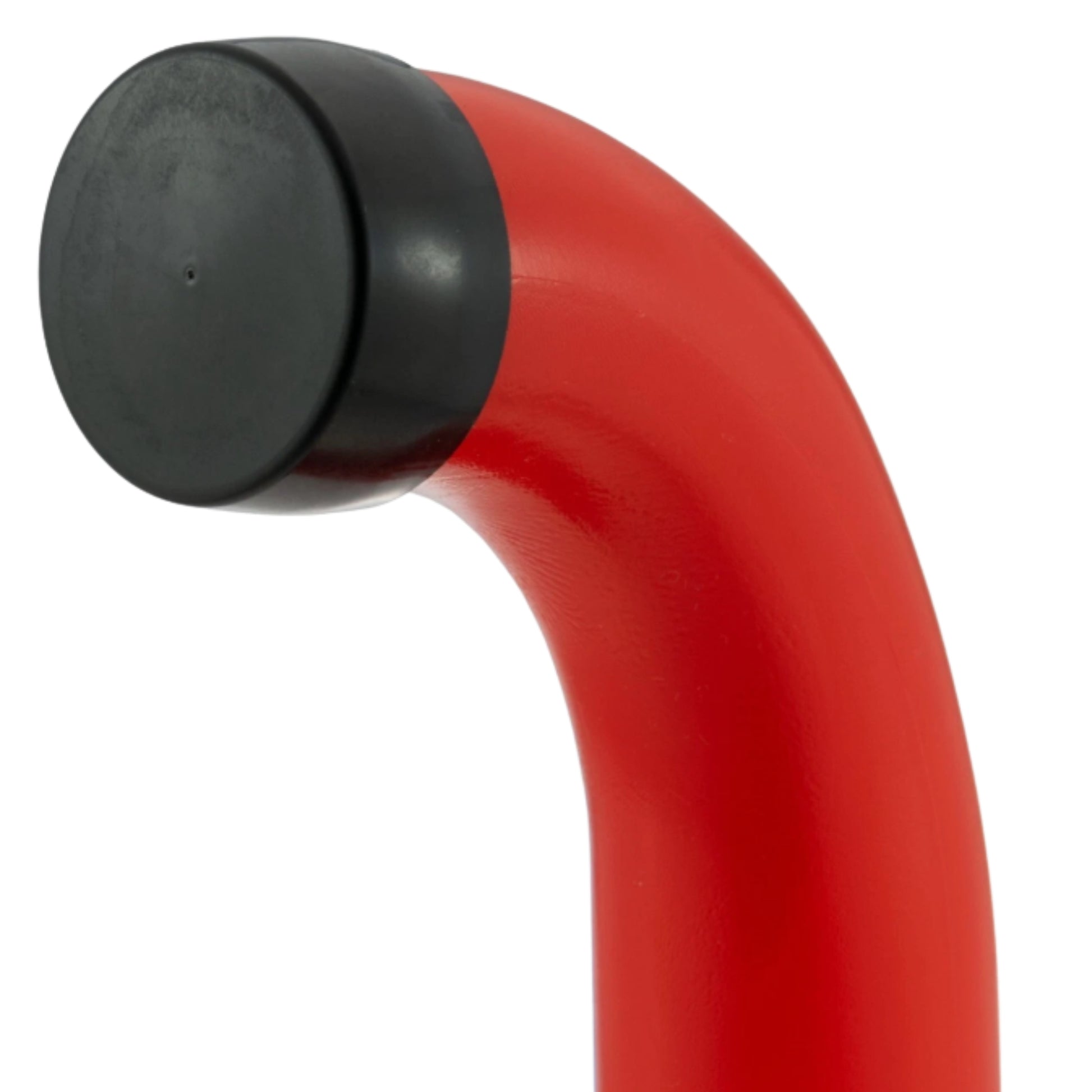 IBC Water Tank Downward Spout Connector - 2" Red Angle Outlet with Cap