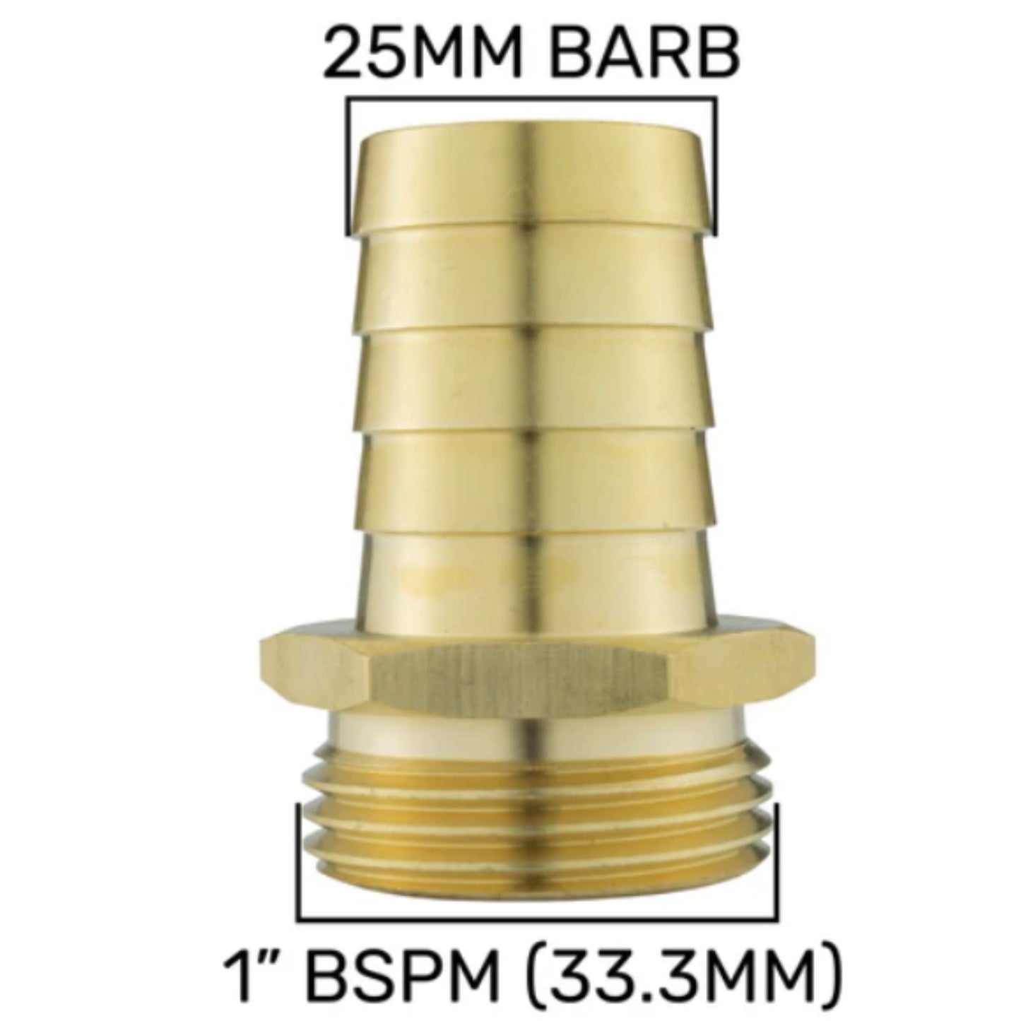 IBC 2” S60X6 Cap with Lever Valve & 25mm Brass Barb - and PTFE Tape – Durable Leak-Proof Plumbing Solution