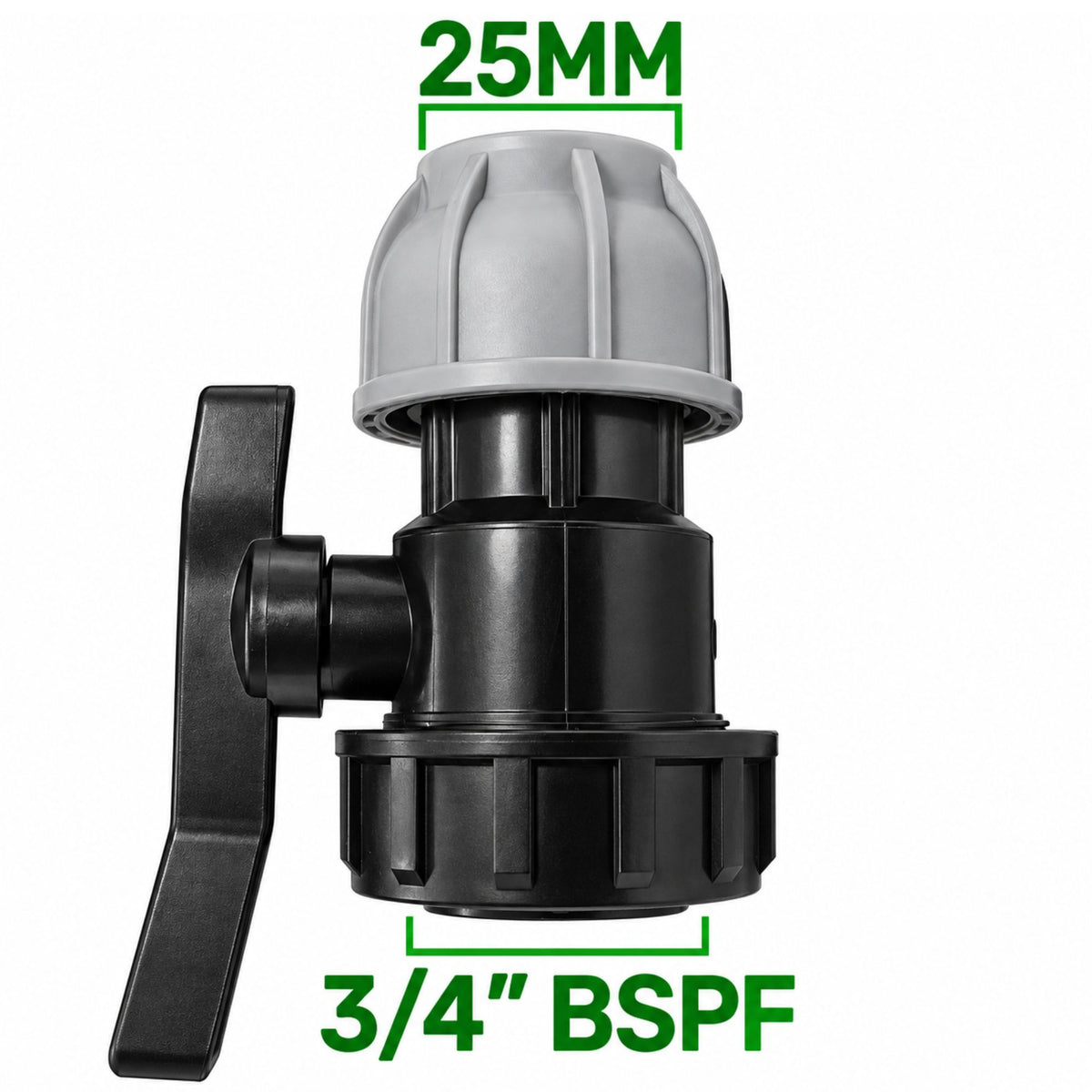 MDPE Valve Brass GEKA Claw Coupling Adapter Water Pipe Shut Off Tap 20mm 25mm 32mm