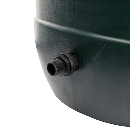 Water Butt Connector Kit 3/4" BSP with Full Flow PP Ball Valve & MDPE Straight Compression Fitting 20mm 25mm 32mm for Rainwater Tanks & Irrigation