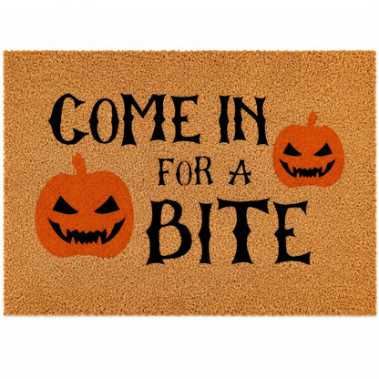 Halloween Coir Door Mat – Non-Slip, Absorbent, Eco-Friendly – 3 Spooky Designs