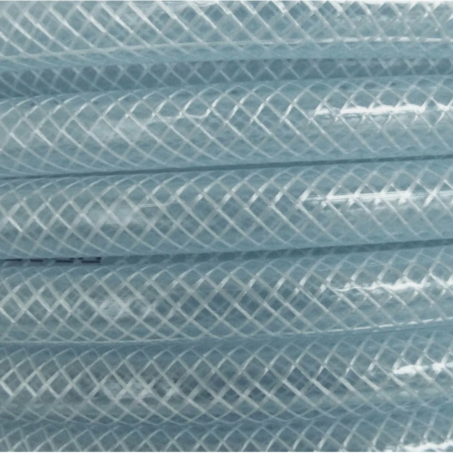 Clear Reinforced PVC Hose Pipe 12.5mm with 2 Quick Connectors – Durable 4-Layer Food Safe Garden Water Hose for Liquids, Aquariums, Ponds & Irrigation