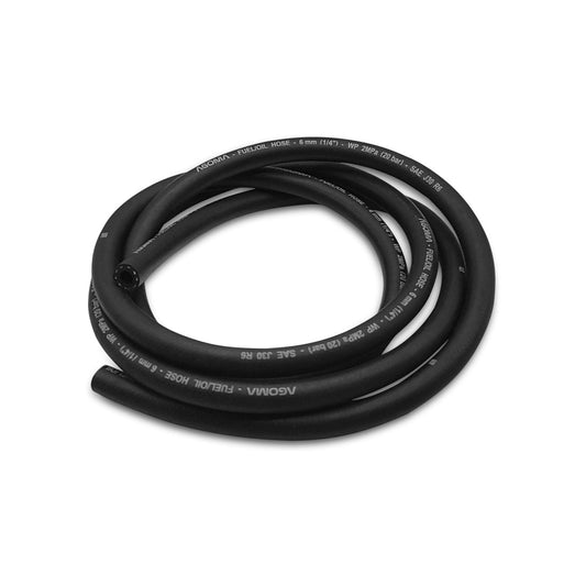 6mm Fuel Hose – Reinforced Rubber Hose for Fuel, Diesel, Petrol, Water – Oil-Resistant Flexible Pipe for Engine Fuels, Industrial Use – 2m Reinforced Rubber Pipe Hose