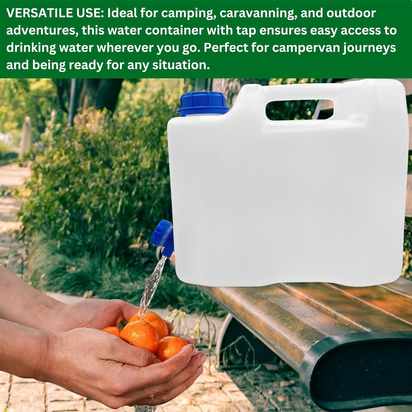 Versatile Water Storage Containers with Spigot 5L-20L Perfect for Camping, Emergencies & More