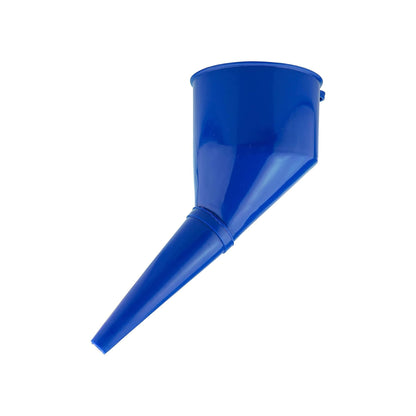 Blue Angled Fuel Funnel – With fine mesh filter for easy refilling – Antistatic Lightweight Funnel – Practical and Versatile – Angled design