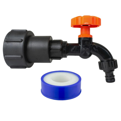 IBC 2" S60X6 Tank Extender Adaptor 360° Swivel Extension Tap Options + PTFE Tape