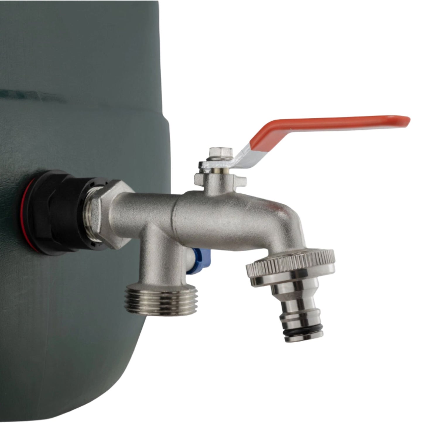 Water Butt Tap Adapter Kit for Rain Barrel & Water Tank – Hose Connector, Tap Options & PTFE Tape