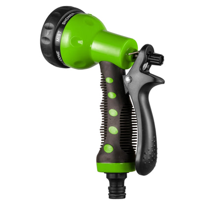 Hose Gun Water Sprayer 8-Pattern Adjustable, Cost Wise Green