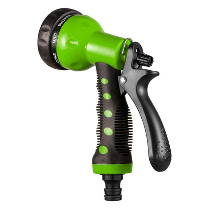 Hose Gun Water Sprayer 8-Pattern Adjustable, Cost Wise Green