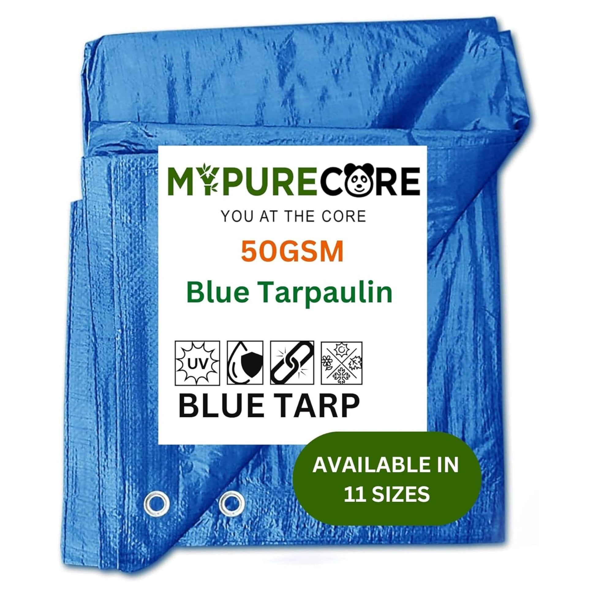 Large Blue Tarpaulin