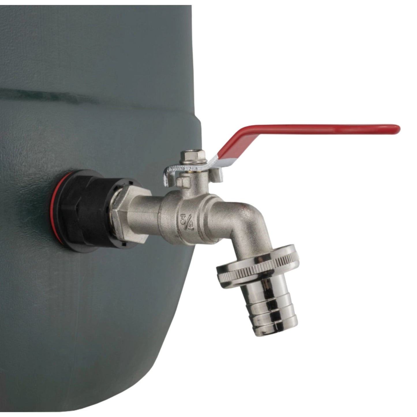 Garden Water Butt Rain Barrel Tap Kit 3/4" Adaptor for 26mm Holes and PTFE Sealing Tape included for a Leak-Proof Seal